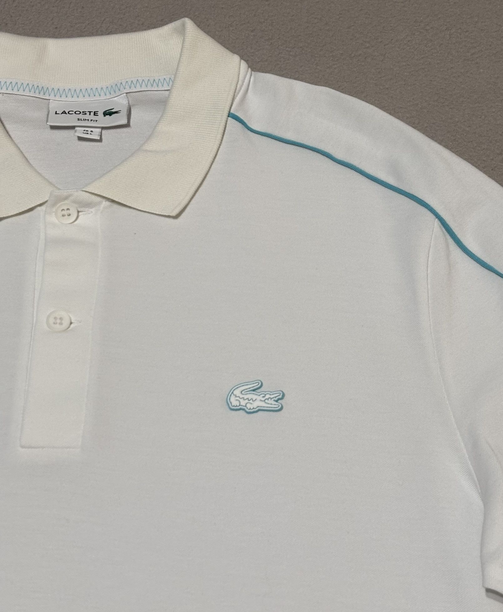 Lacoste Lacoste Polo White Large Size US L / EU 52-54 / 3 - 7 Thumbnail