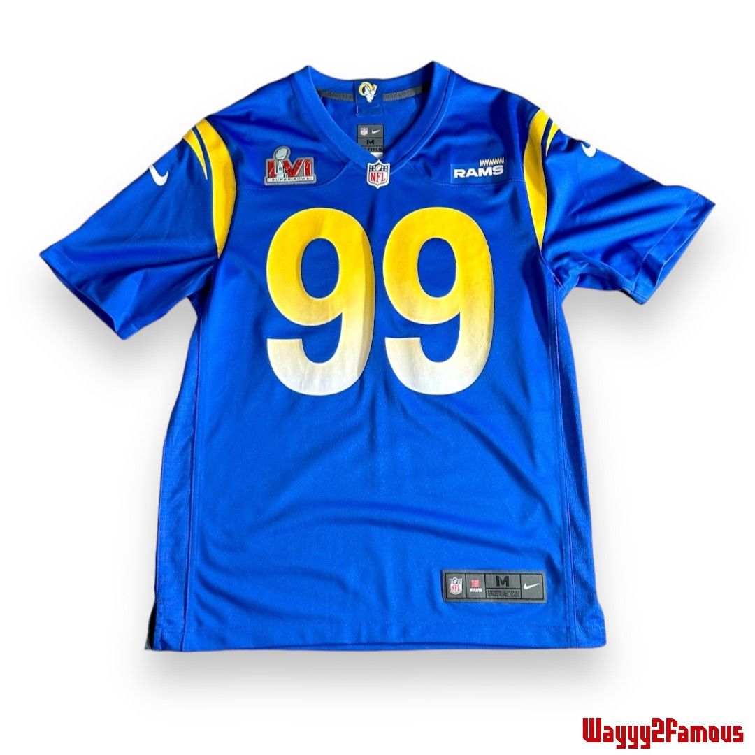 NFL × Nike Aaron Donald LA Rams Superbowl LVI Patch Jersey Size US M / EU 48-50 / 2 - 1 Thumbnail