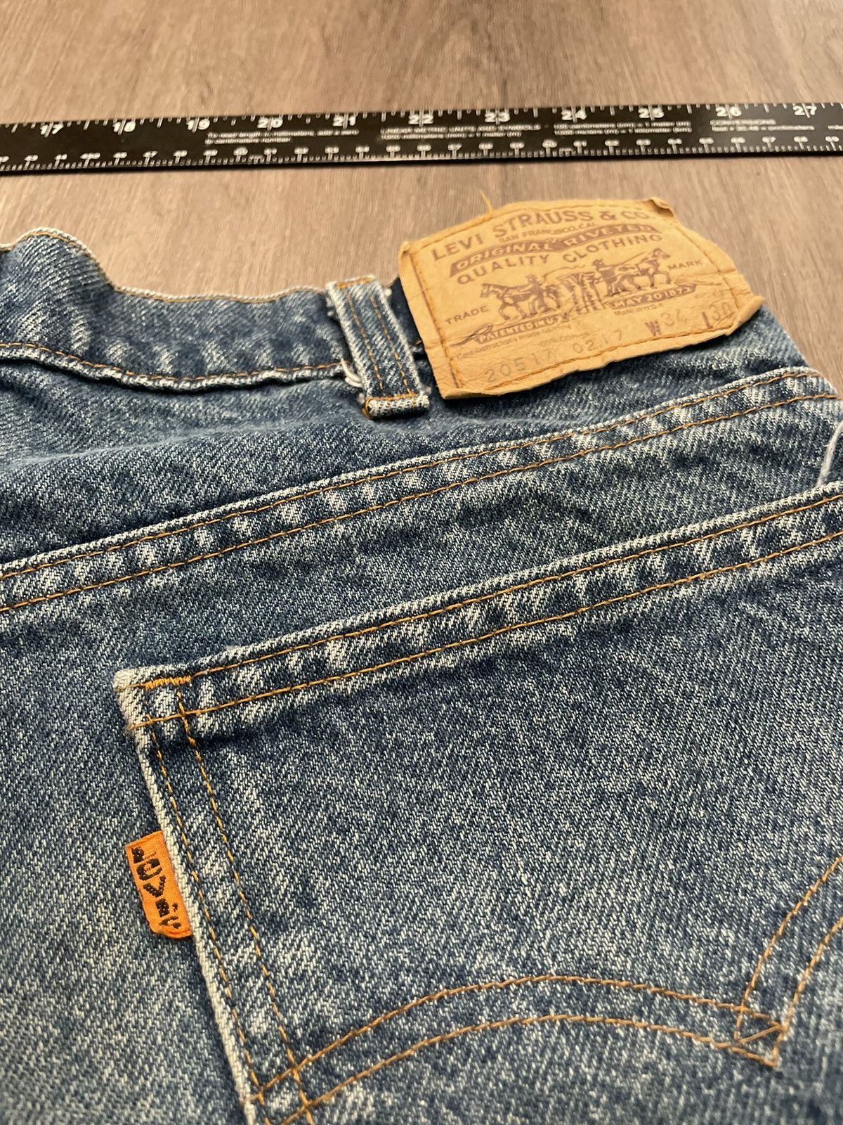 Levi's × Levi's Vintage Clothing Vintage Levi’s “Orange Tab” Jeans (Sz.34x30) Size US 34 / EU 50 - 3 Thumbnail
