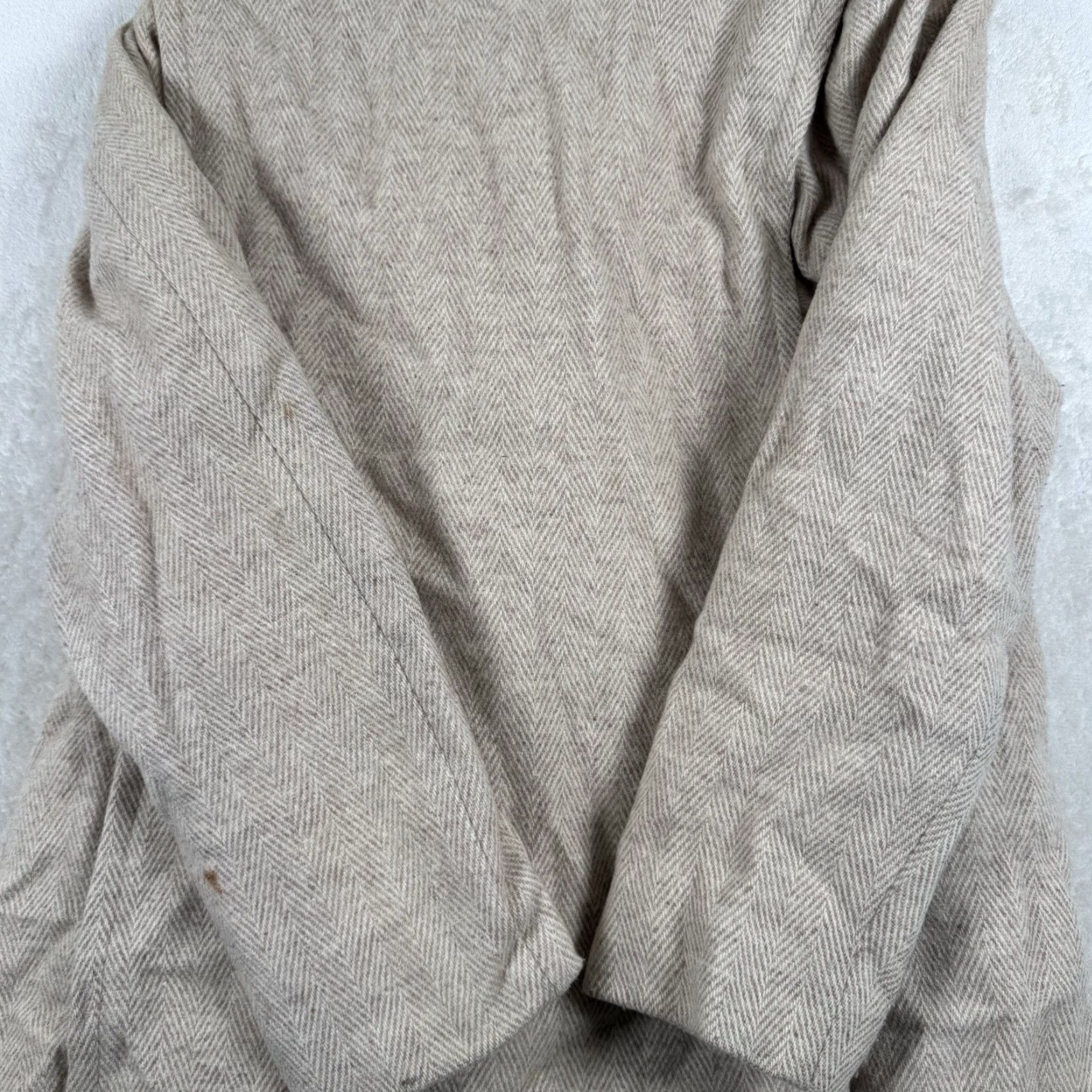 Vintage VINTAGE Freddi-Gail Wool Blend CREAM Double-Breasted Coat L Size L / US 10 / IT 46 - 4 Thumbnail