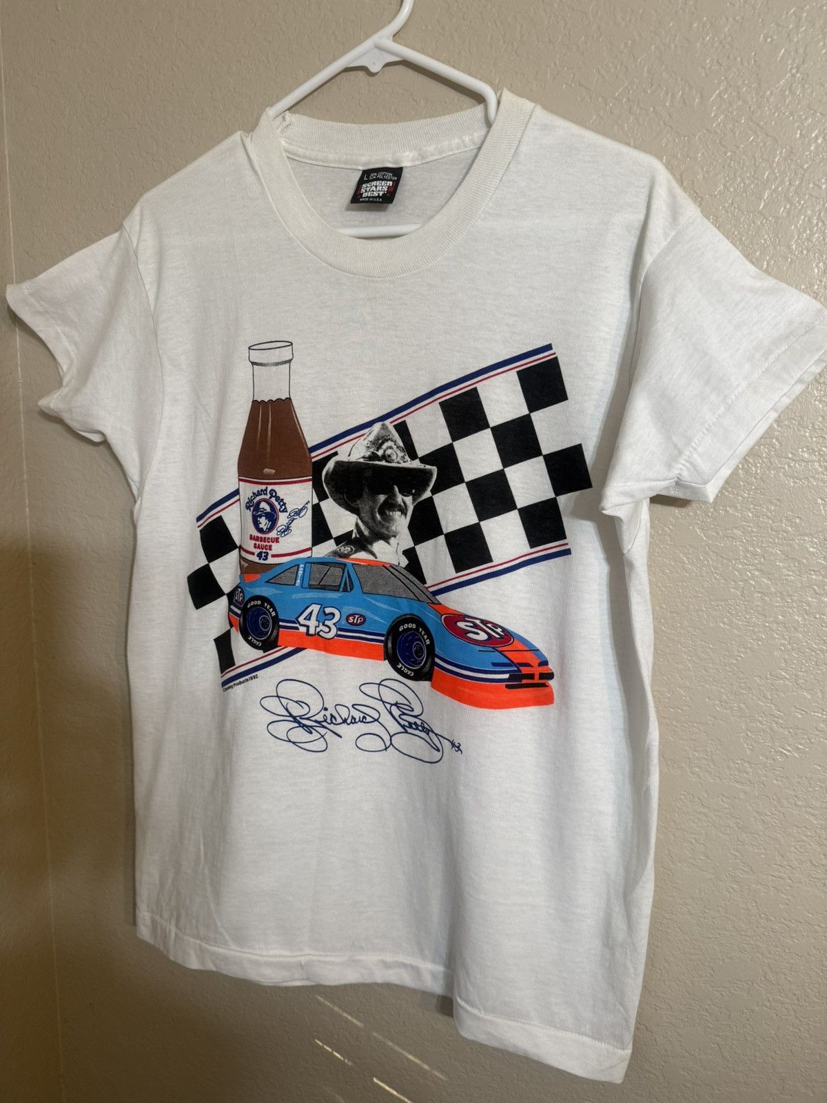 Other Vintage Richard Petty Barbecue Sauce T-Shirt L 90’s Size US L / EU 52-54 / 3 - 2 Thumbnail