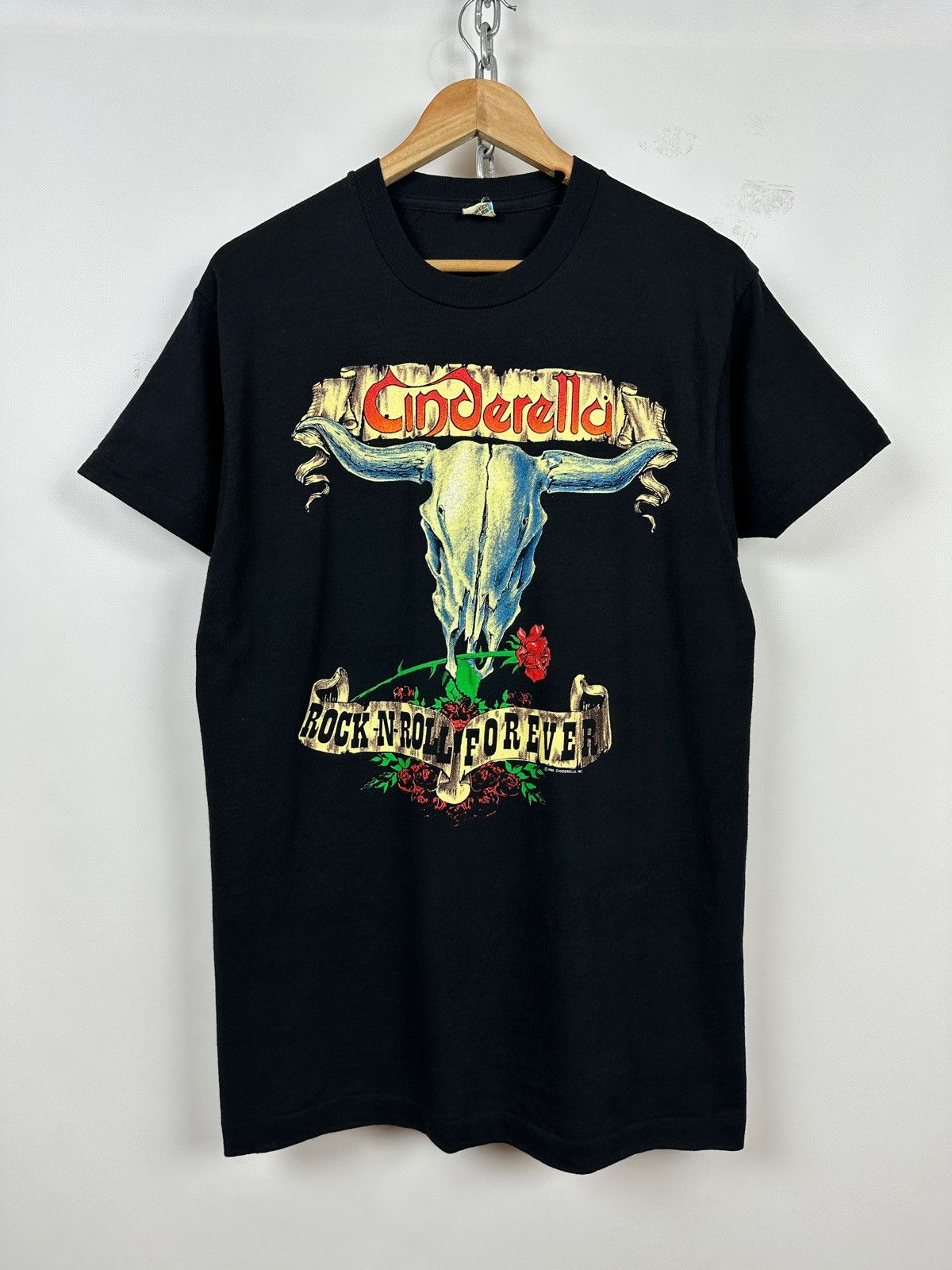 Band Tees × Tour Tee × Vintage 1988 Vintage Cinderella Long
