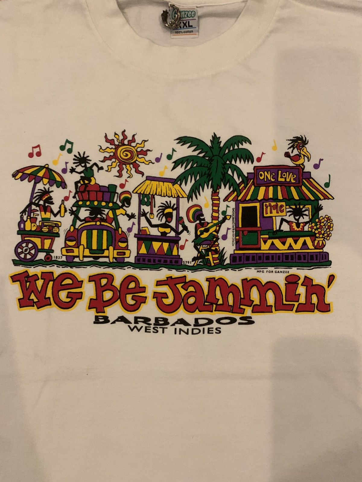 Vintage Vintage Art Reggae Jammin Barbados Size US XXL / EU 58 / 5 - 2 Thumbnail