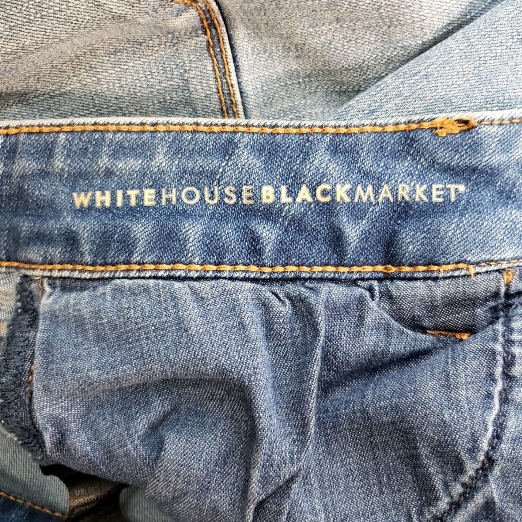 White House Black Market White House Black Market Womens The Flare Crop Jeans Sz 00 Blue Low Rise Jeans Crop Women's 00 Blue Glnt Size 24" / US 00 / IT 34 - 6 Thumbnail