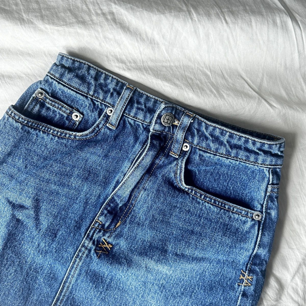 Ksubi Women’s Denim Short Mini Skirt Size 24" / US 00 / IT 34 - 2 Thumbnail