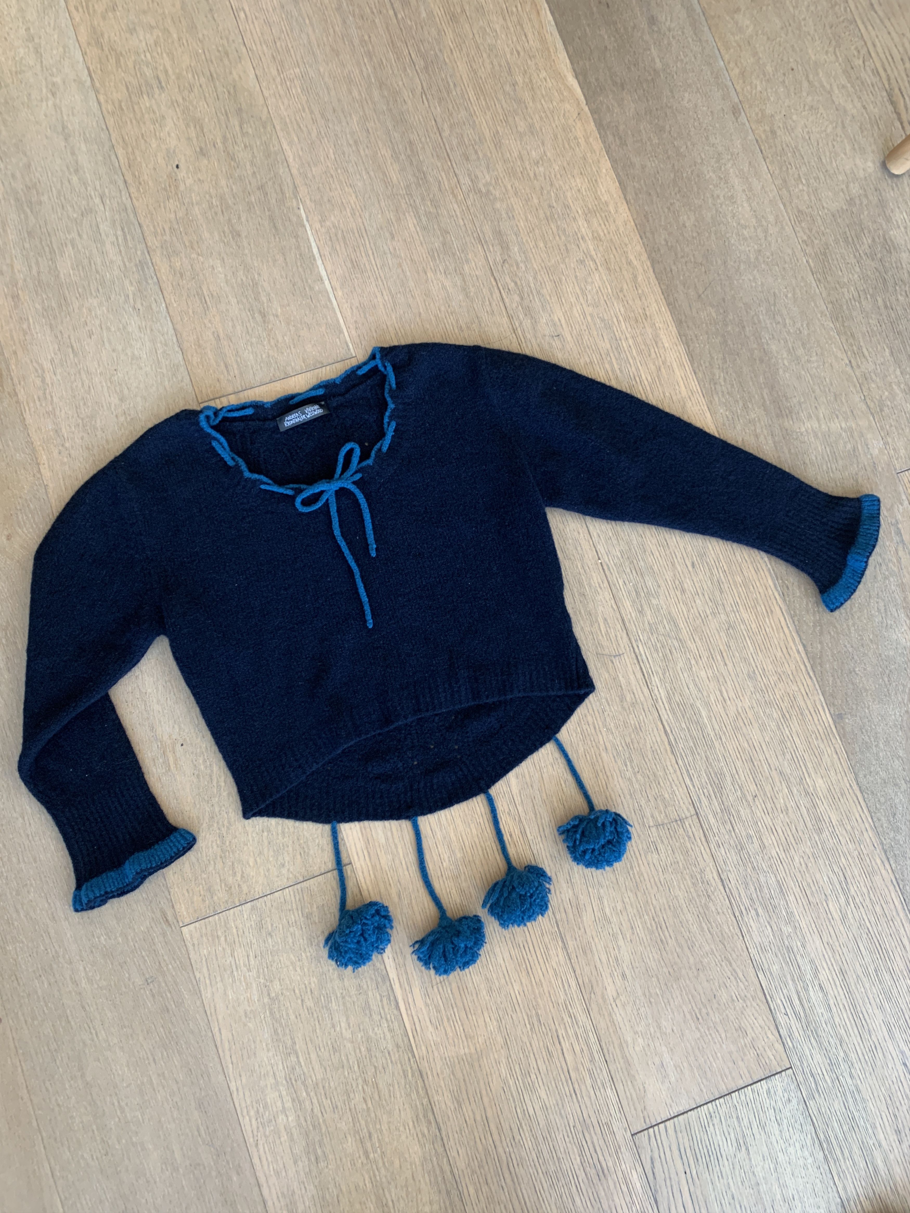 Vivienne Westwood Couture Cashmere Andreas Kronthaler Sweater Balls and String Size S / US 4 / IT 40 - 1 Thumbnail