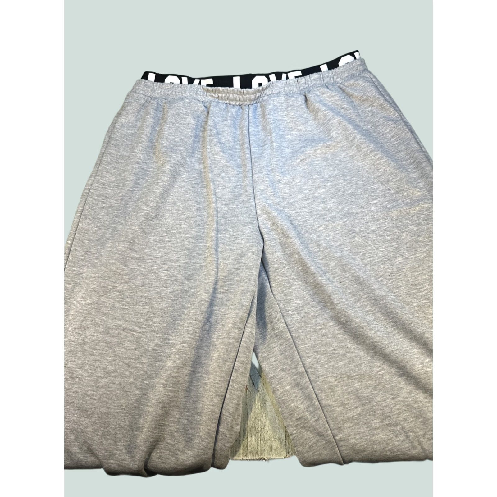 Shein Shein Curve Jogger Pants Womens Size 3XL Grey Baggy Style Size 40" / US 18 - 1 Thumbnail
