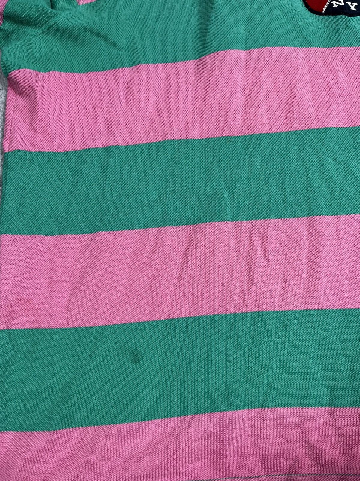 Tommy Hilfiger Vintage Y2K Tommy Hilfiger NY big logo striped 1/4 polo tee Size US M / EU 48-50 / 2 - 6 Thumbnail