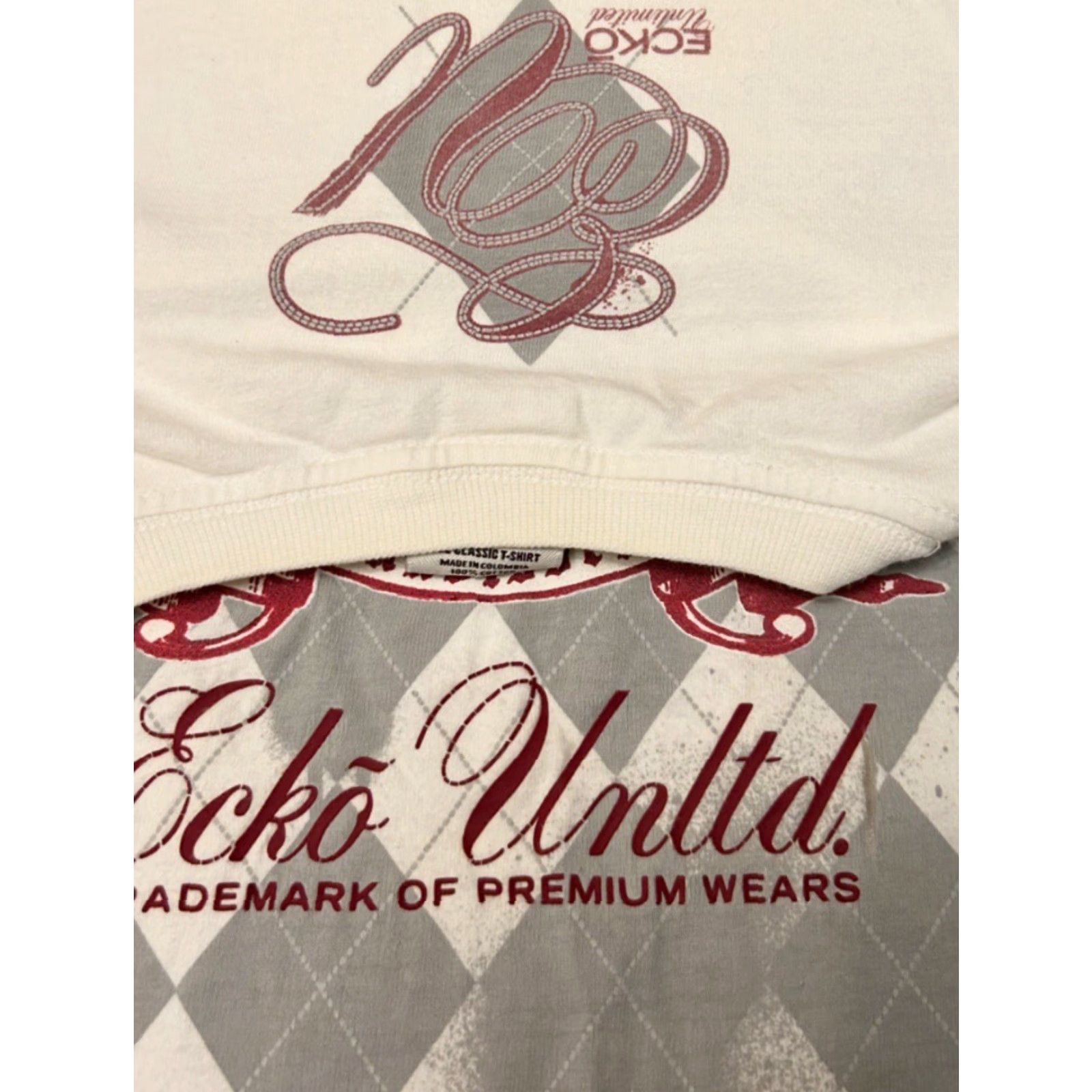 Ecko Unltd. VINTAGE Ecko Unltd Crest Logo Shirt Mens XL White Hip Hop 90s Y2K Punk Grunge 2000s Shirt Mens XL Size US XL / EU 56 / 4 - 3 Thumbnail