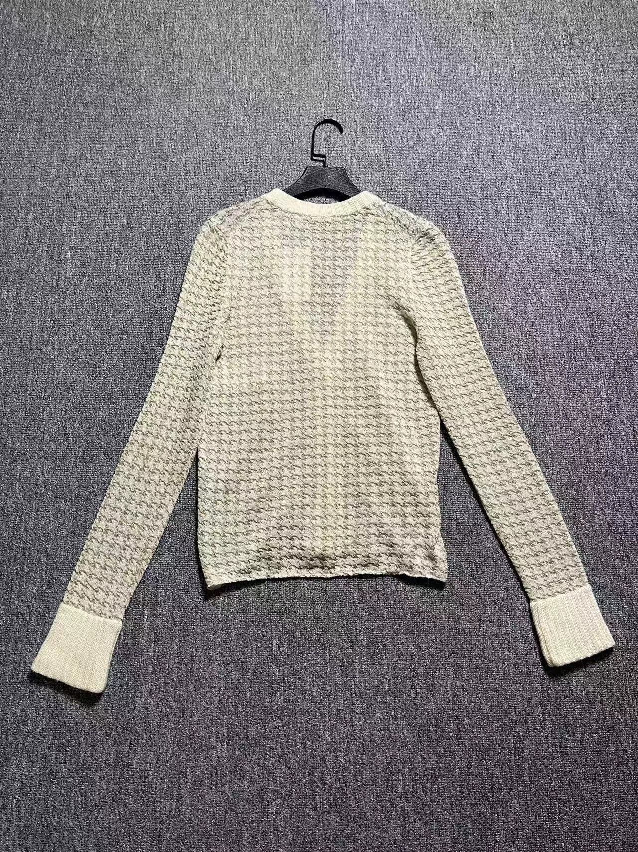 Dior Dior gold thread houndstooth V cardigan 36 23FW new Size XS / US 0-2 / IT 36-38 - 2 Thumbnail