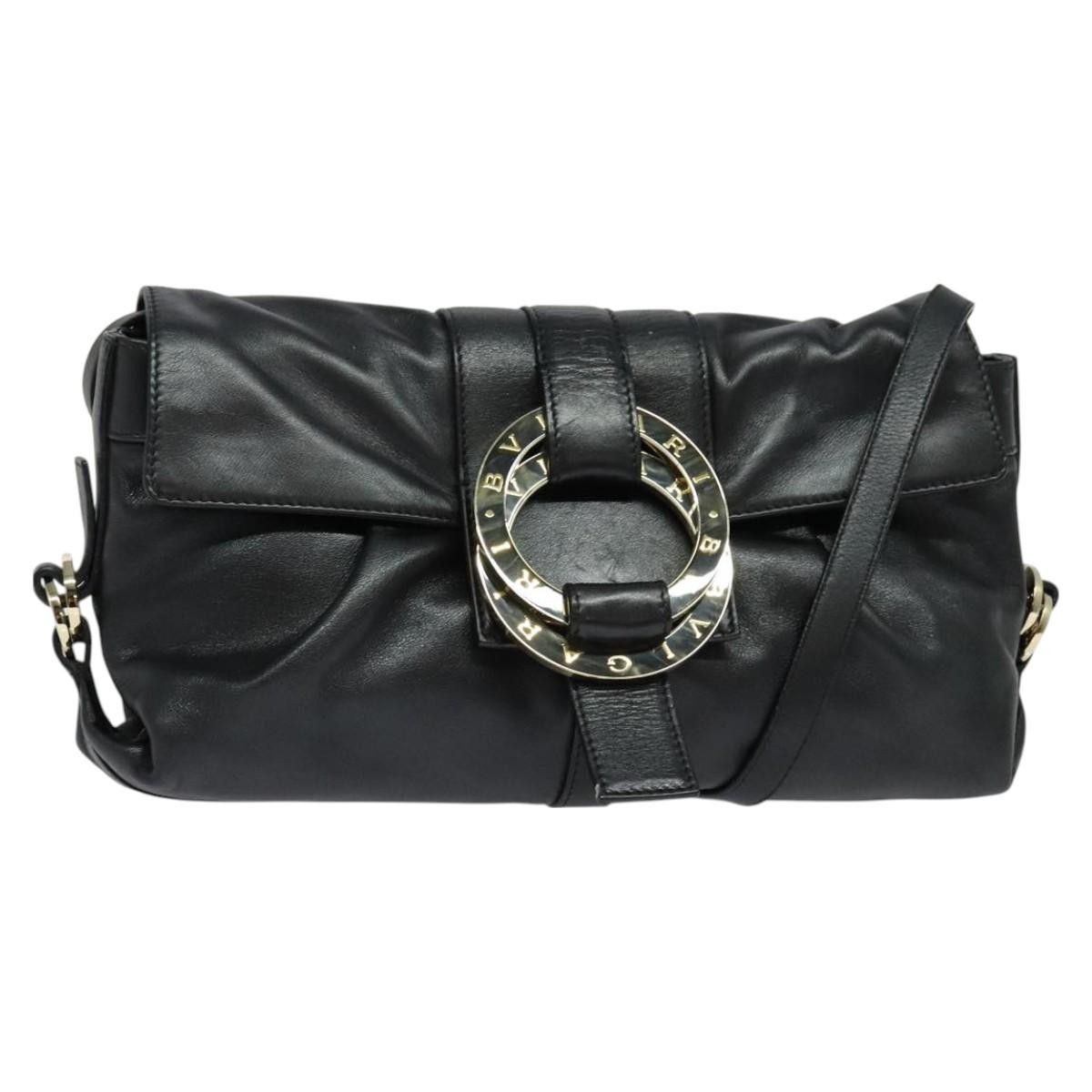 Bvlgari Bvlgari Chandra Flap Shoulder Bag Leather Size ONE SIZE - 1 Thumbnail