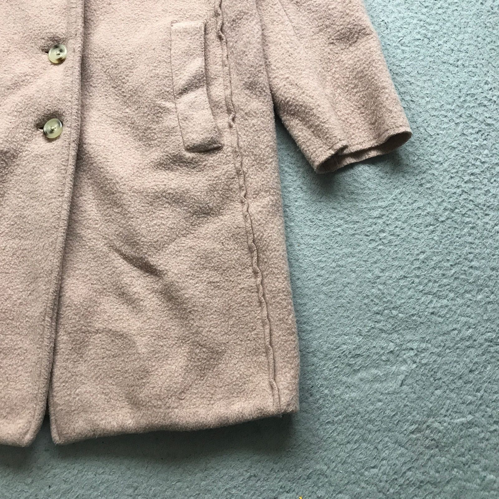 J.Crew J Crew Wool Blend Overcoat Long Coat Womens XS Size 2 Pink Size XS / US 0-2 / IT 36-38 - 8 Thumbnail
