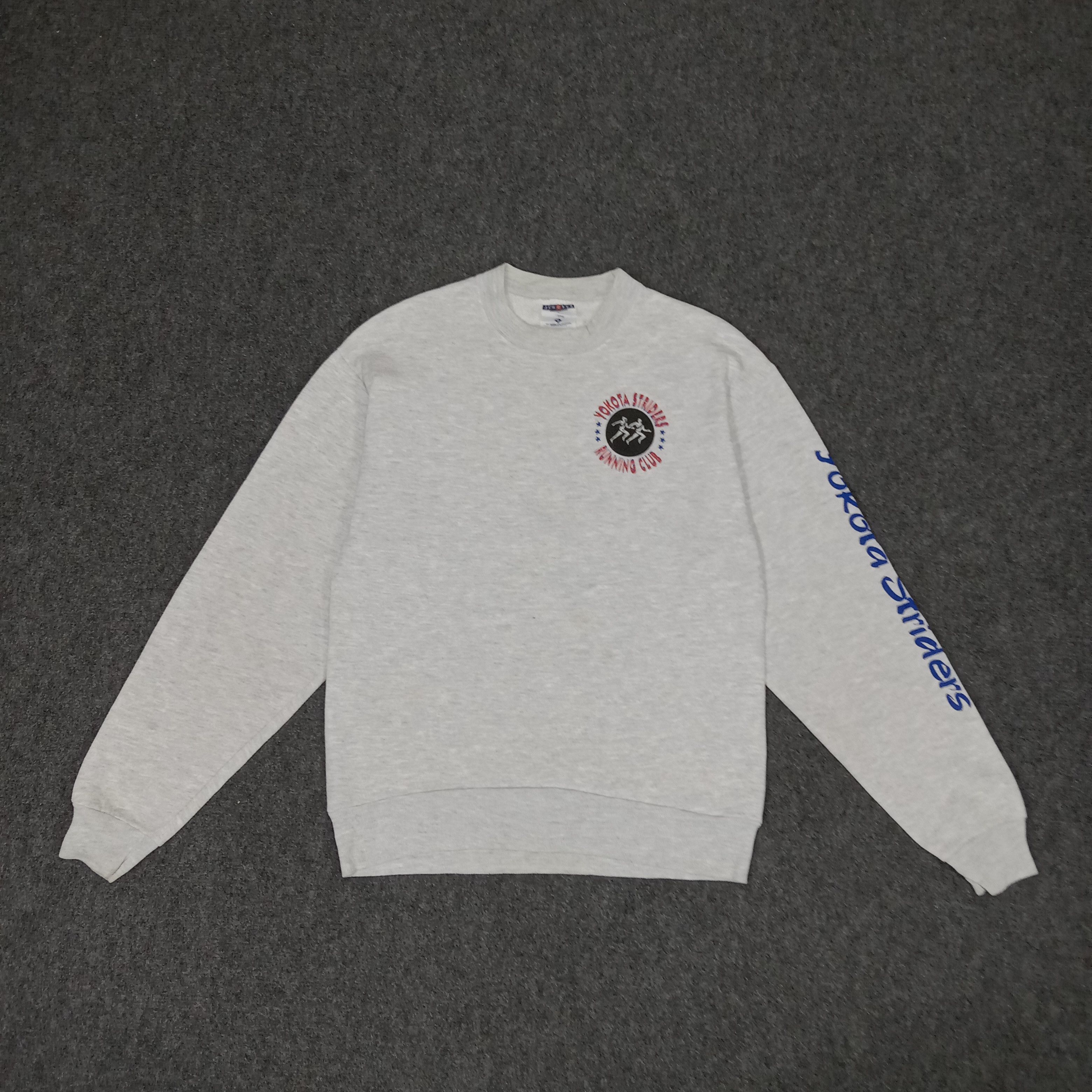 Vintage 90's Yokota Strides Frostbite Footrace Style Sweatshirts Size US S / EU 44-46 / 1 - 4 Thumbnail