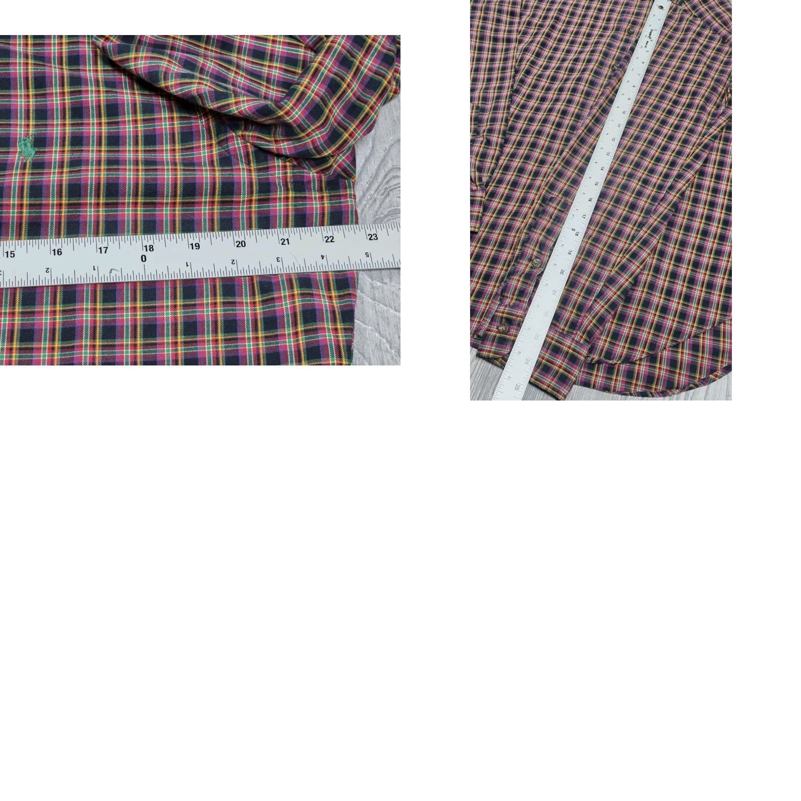 Polo Ralph Lauren Ralph Lauren Polo Button-Up Pink Multicolor Plaid Long Sleeve M Shirt Green Pony Size US M / EU 48-50 / 2 - 9 Thumbnail