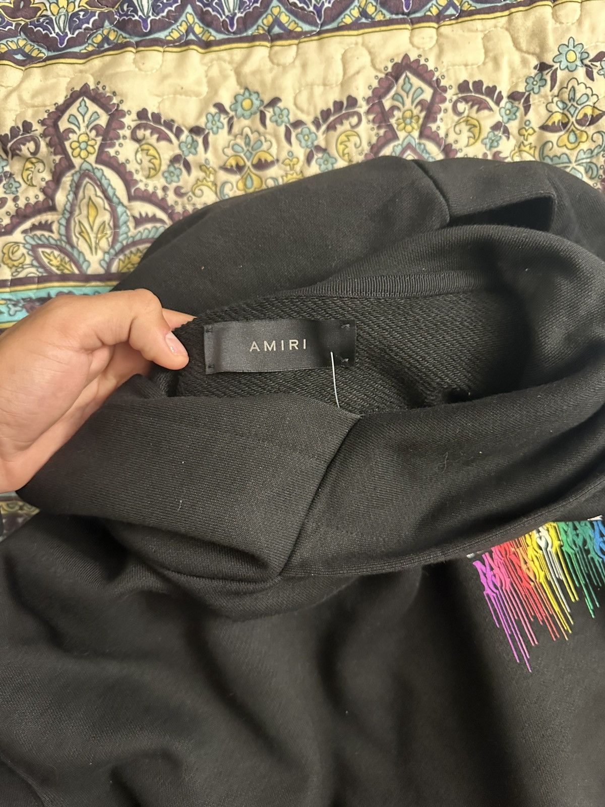 Amiri AMIRI Rainbow hoodie Size US L / EU 52-54 / 3 - 5 Thumbnail