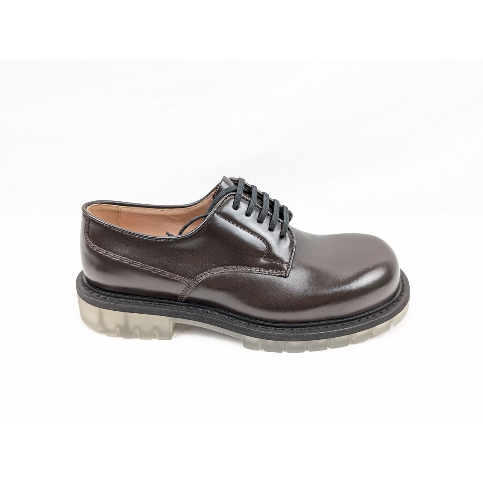 Bottega Veneta o1rshd1 Brushed Calfskin Scarpa Pelle Boots in Espresso Size US 11.5 / EU 44-45 - 2 Thumbnail