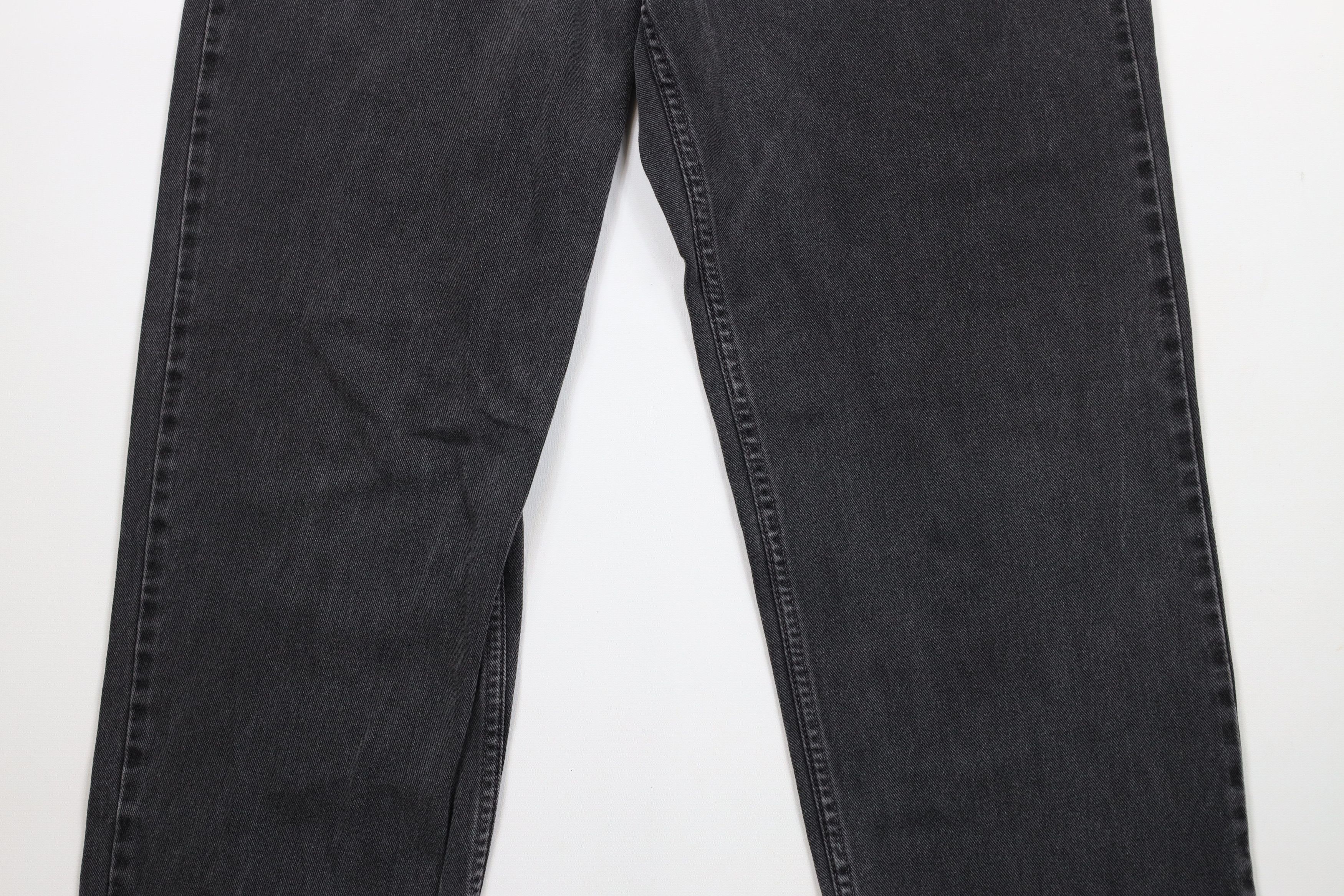 Levi's × Vintage Vintage Y2K 2001 Levis 550 Relaxed Fit Denim Jeans Black Size US 36 / EU 52 - 3 Thumbnail