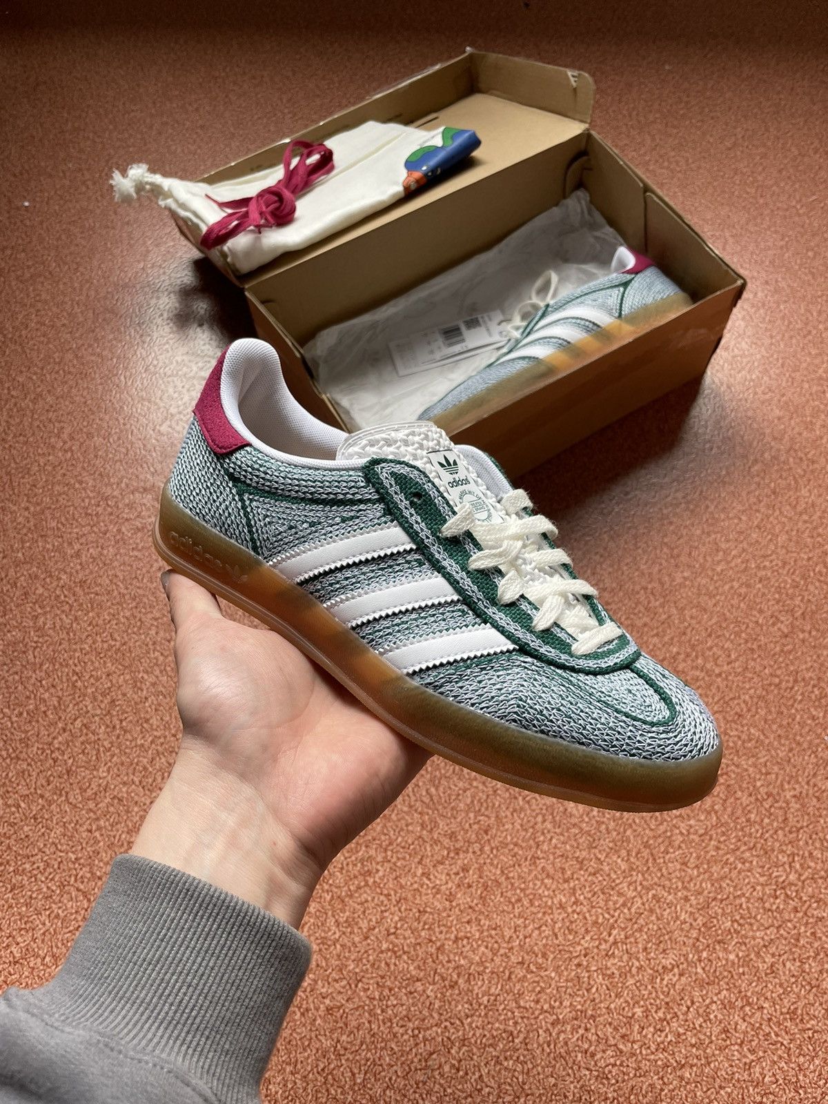 Sean Wotherspoon x Adidas Gazelle Indoor green hemp