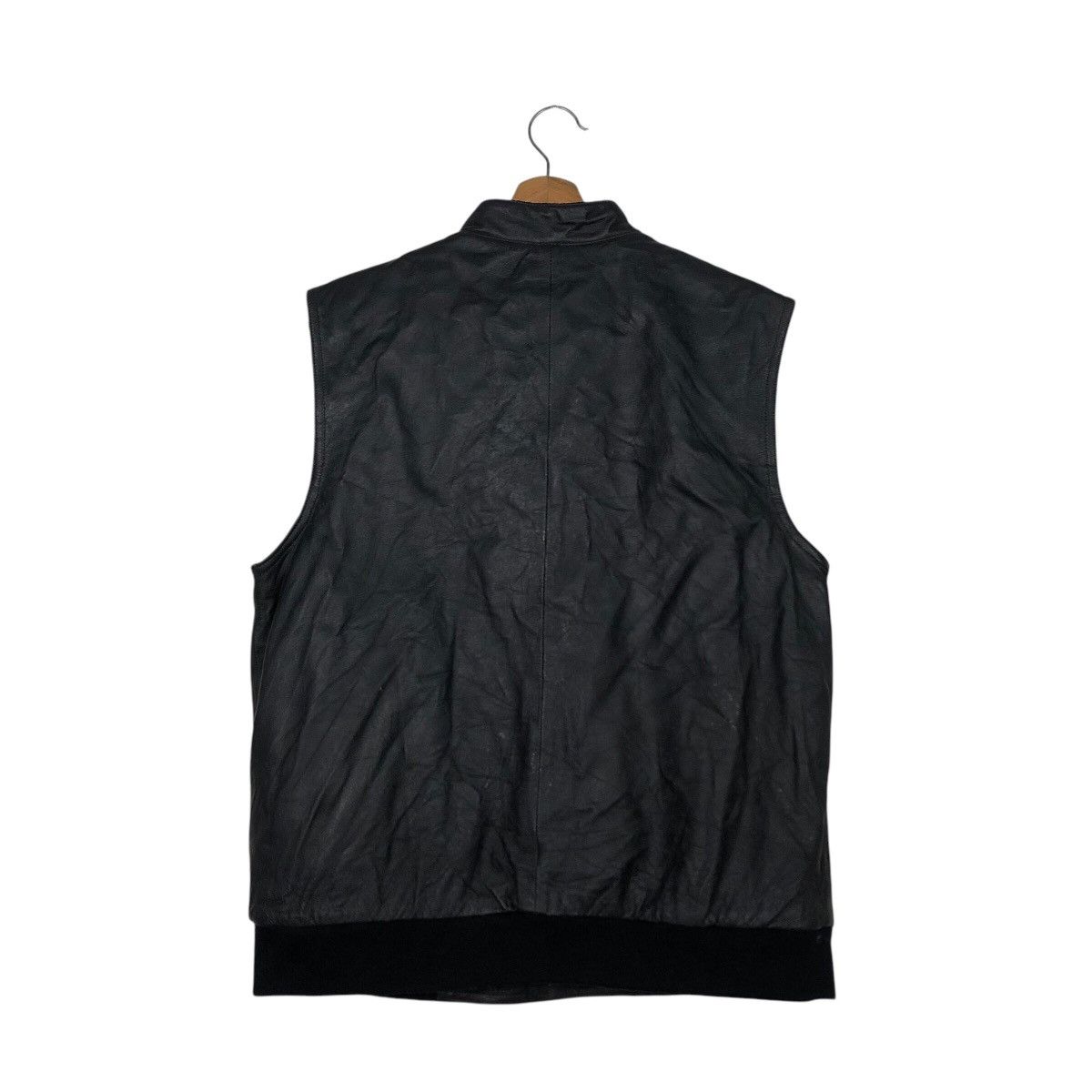 Japanese Brand × Vintage 📌Vintage Biker Wear Vest Jacket Friendly Word Size US M / EU 48-50 / 2 - 9 Thumbnail