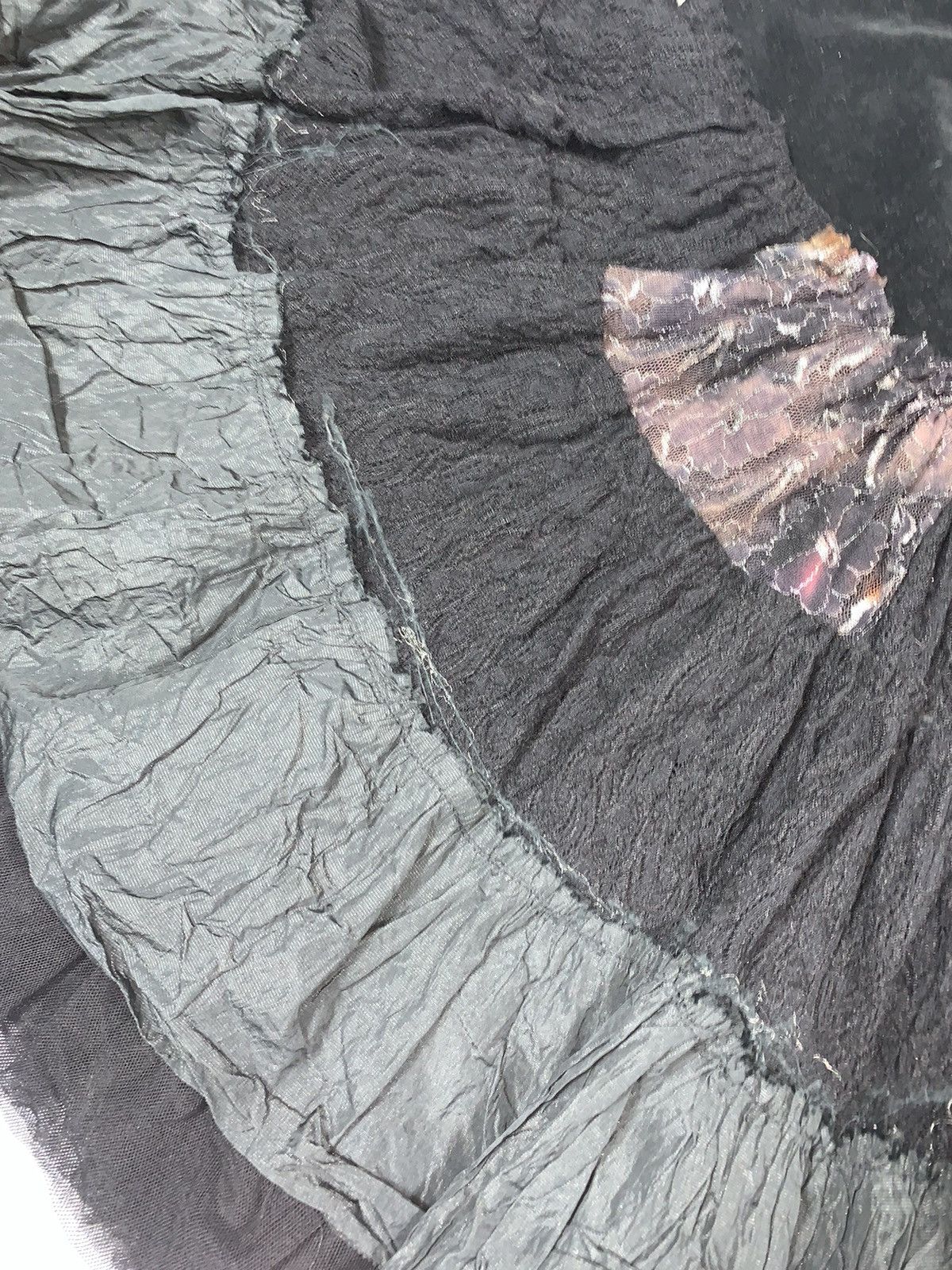 Vintage Vintage Y2K flared midi skirt punk opium avantgarde style Size 28" / US 6 / IT 42 - 10 Thumbnail