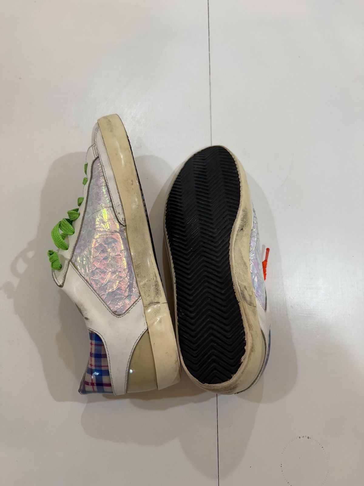 Golden Goose Golden Goose Superstar leather low trainers Size US 11 / EU 44 - 4 Thumbnail