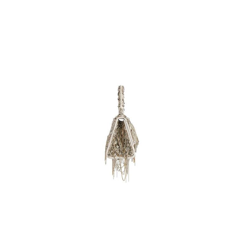 Balenciaga o1bcso1str0526 Size: OS / Hourglass Handbag Chain Embroidery Size ONE SIZE - 3 Thumbnail
