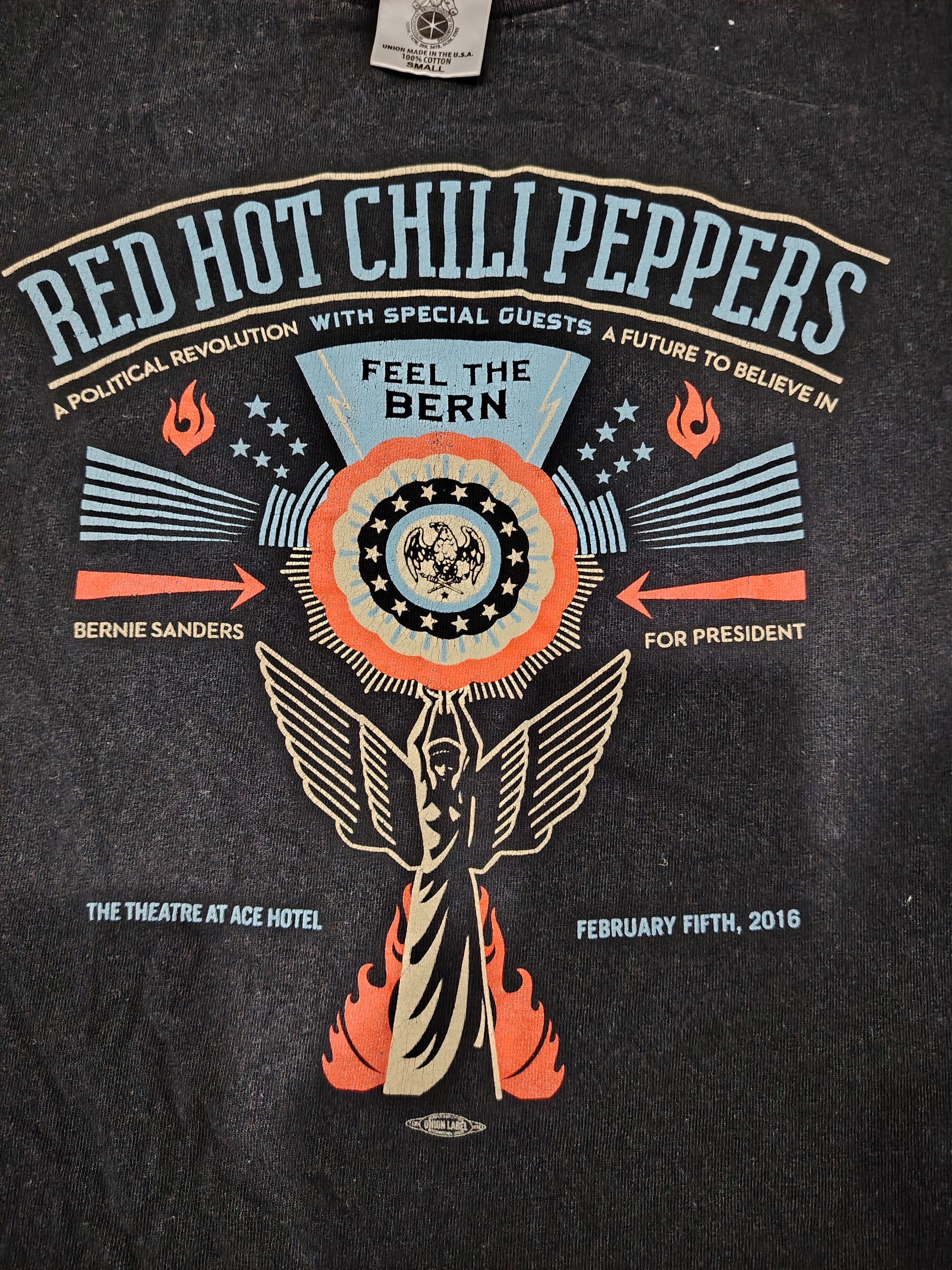 Band Tees 2016 Red Hot Chili Peppers Bernie Sanders T-Shirt Size US S / EU 44-46 / 1 - 4 Thumbnail
