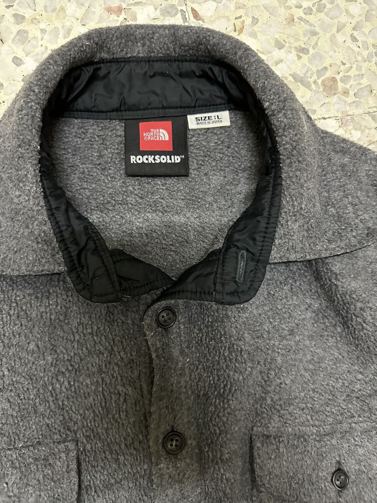 The North Face The North Face Fleece Double Pocket Shirt Rocksolid Design Size US L / EU 52-54 / 3 - 3 Thumbnail