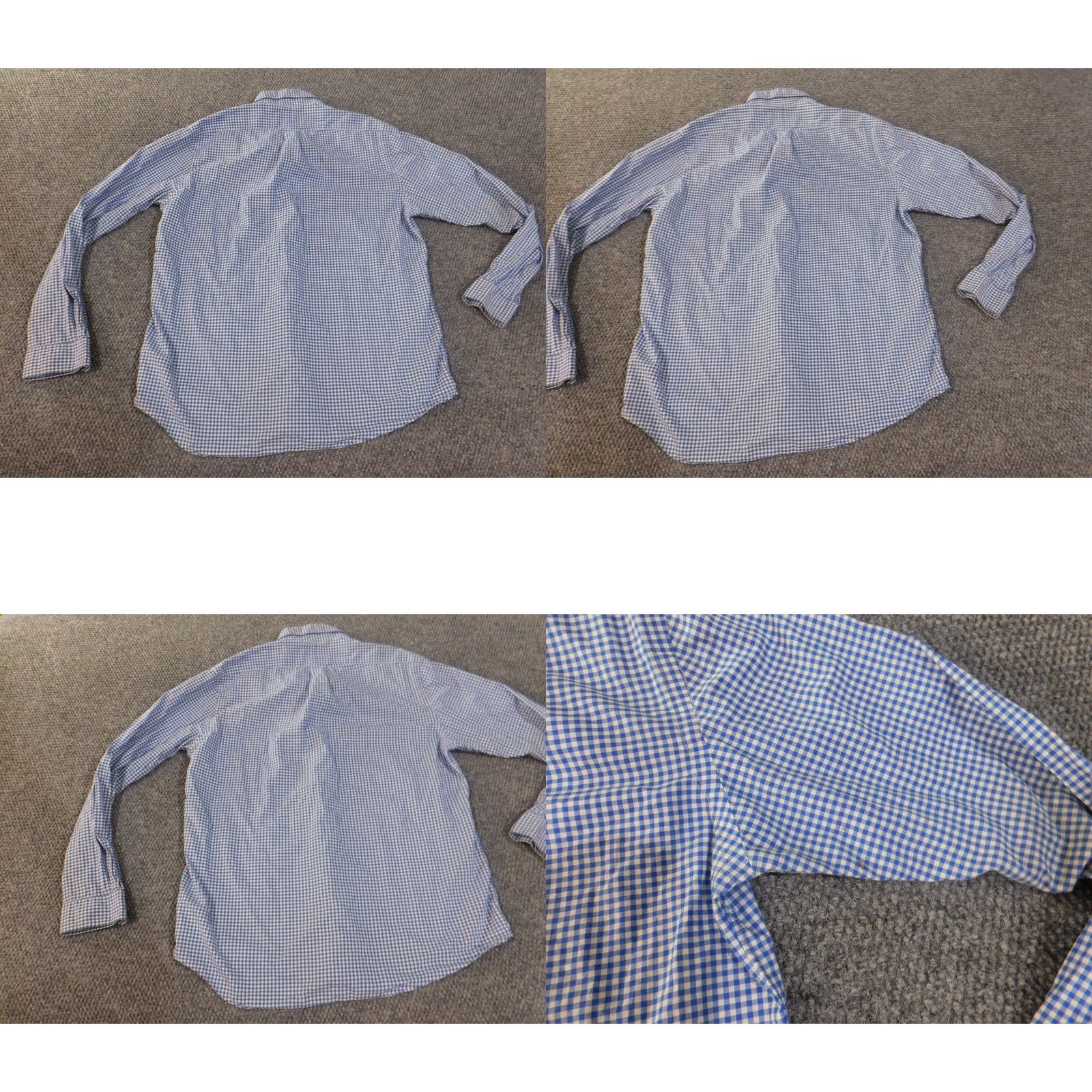 Ralph Lauren Ralph Lauren Shirt Mens Large Blue Plaid Stretch Polo Button-Up Collared Knit Cotton Button-Down Regular Size US L / EU 52-54 / 3 - 8 Thumbnail