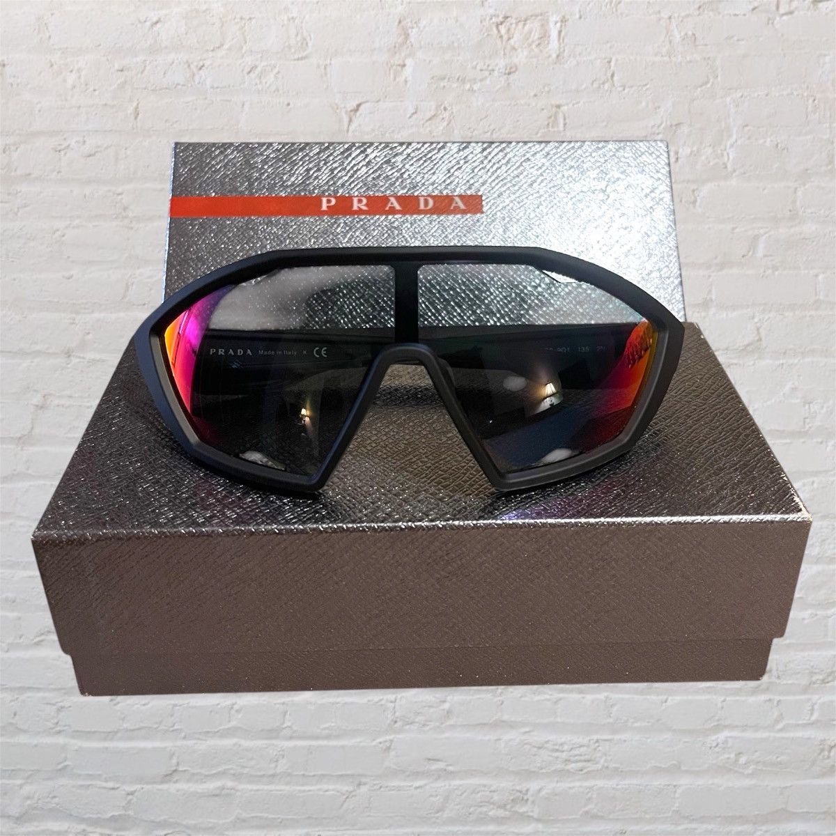Prada Prada Linea Rossa Sunglasses Size ONE SIZE - 1 Thumbnail