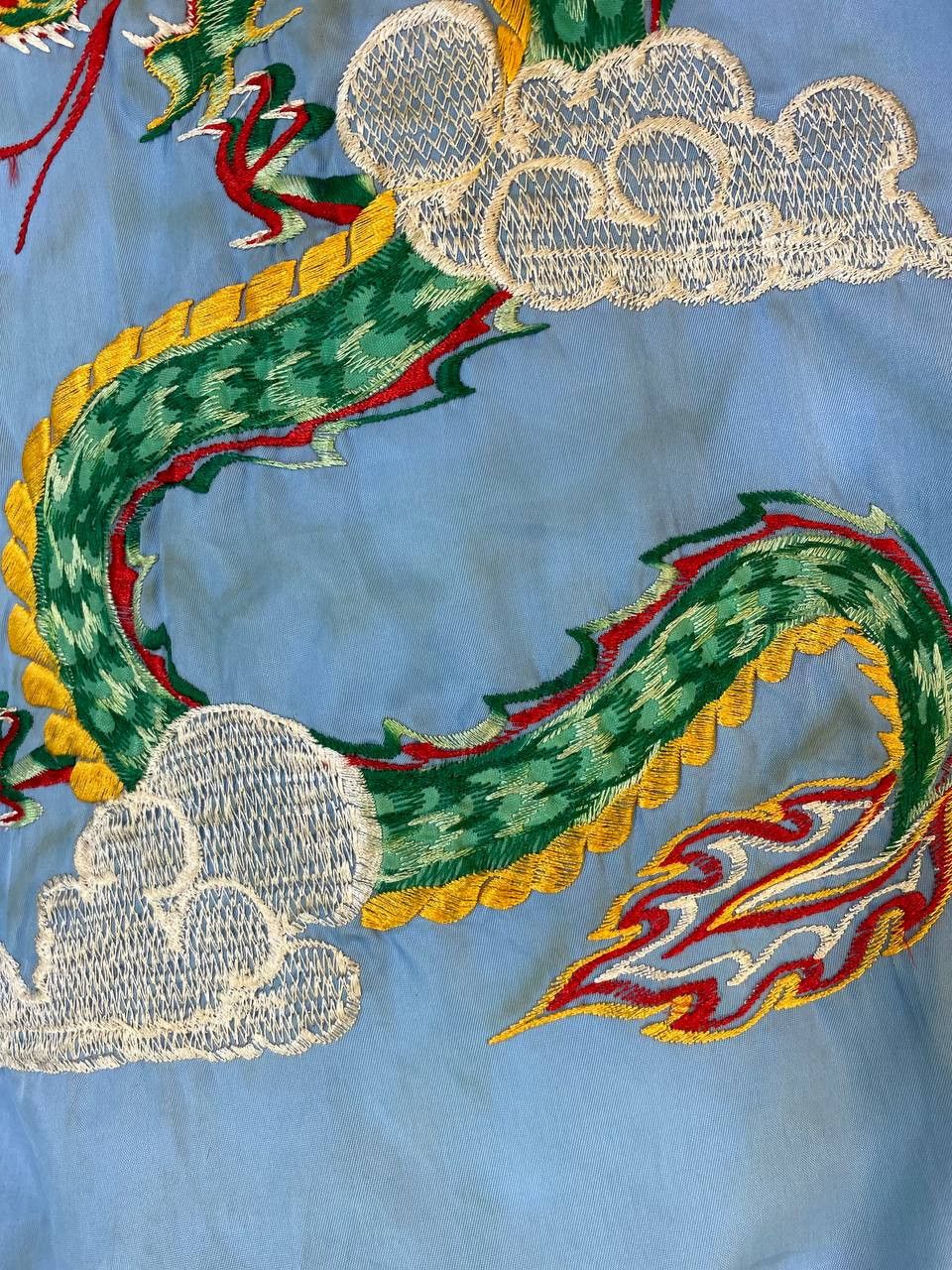 Japanese Brand vintage sukajan jacket embroided dragon nice design Size US L / EU 52-54 / 3 - 13 Thumbnail