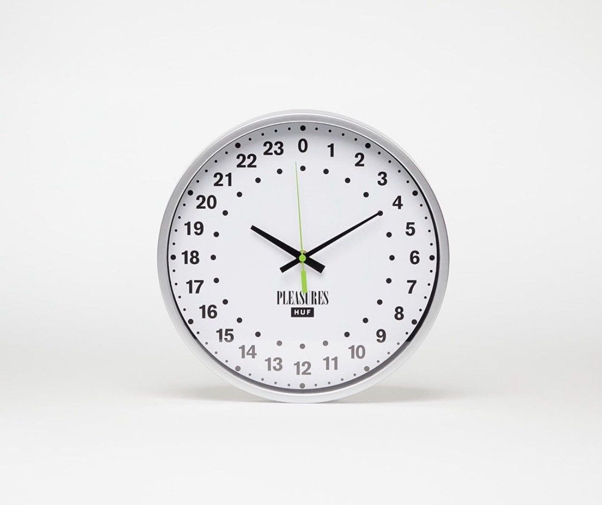 image of Huf Pleasures Wall Clock, Men's