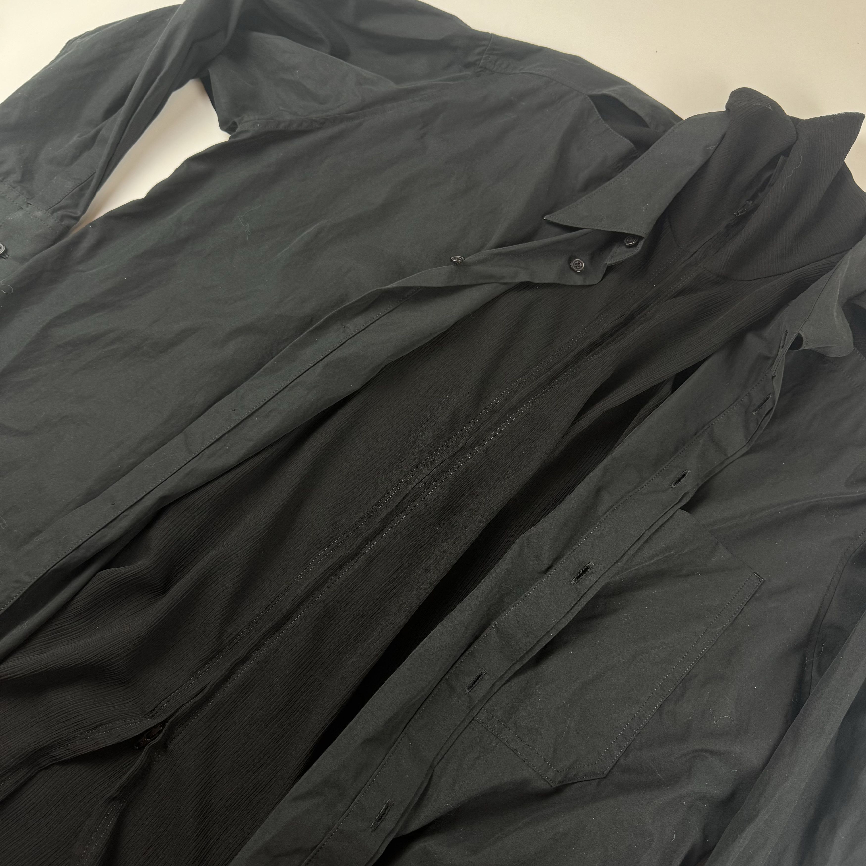 Yohji Yamamoto Double Layer Rayon Shirt Size US S / EU 44-46 / 1 - 5 Thumbnail