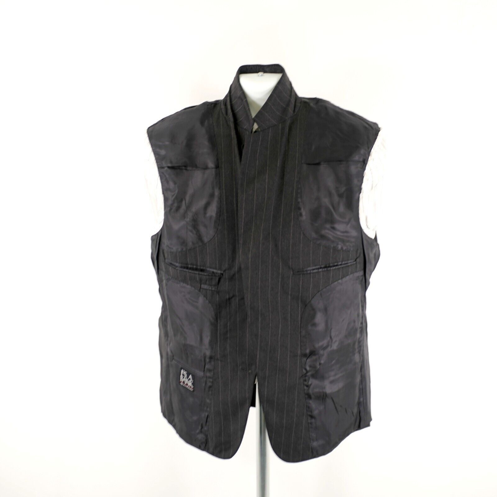 Jos. A. Bank Jos A Bank Signature Wool Gray Striped 2 Button 2 Piece Suit Size 42S - 15 Thumbnail