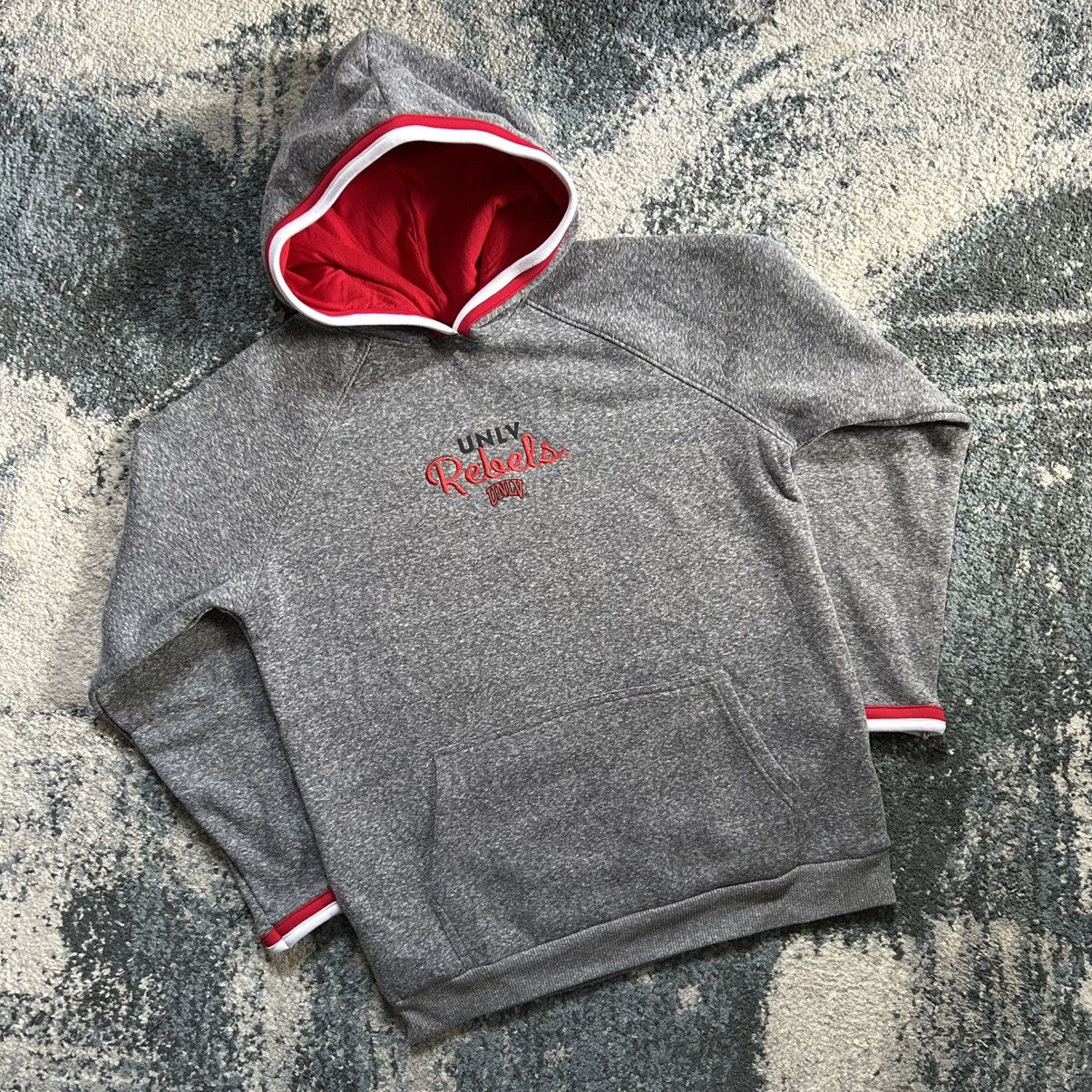Champion UNLV RUNNiN’ REBELS DARK HEATHER RAGLAN ATHLEiSURE HOODiE Size L / US 10 / IT 46 - 16 Thumbnail