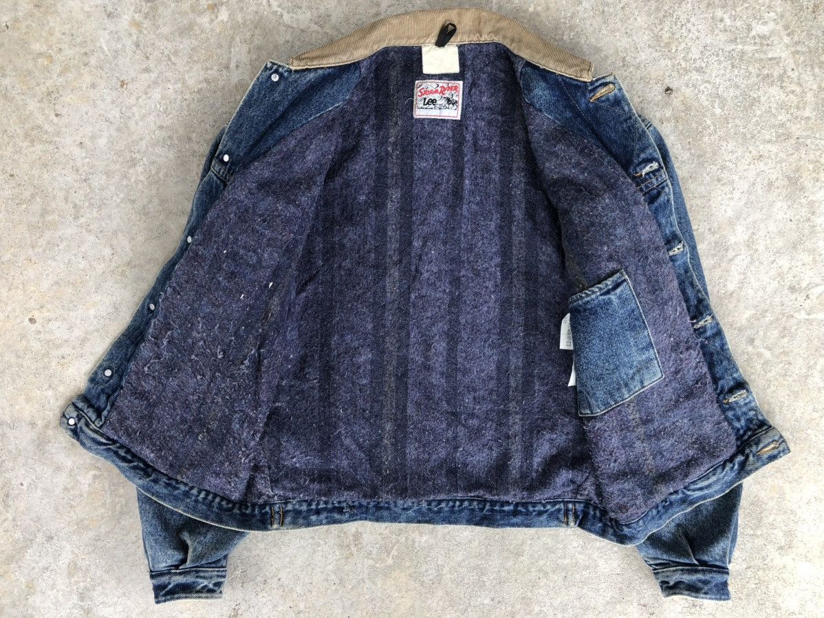 Lee Vintage Lee Storm Rider Blanket Lined Denim Jacket Baggy Size US L / EU 52-54 / 3 - 18 Thumbnail