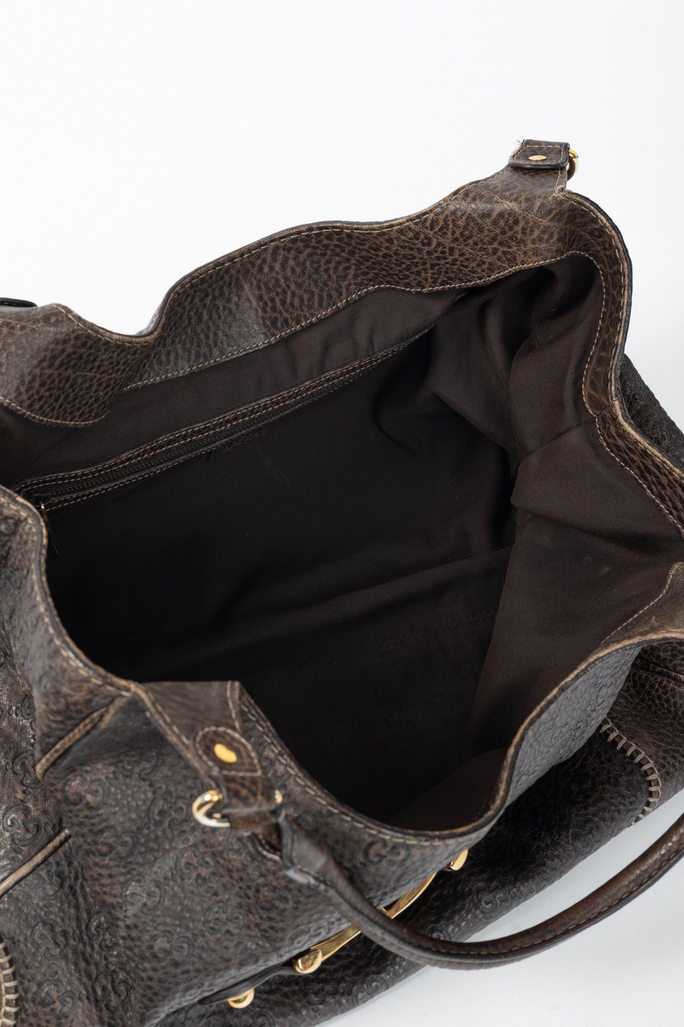 Gucci Gucci New Pelham Brown Guccissima Leather Large Shoulder Bag Size ONE SIZE - 11 Thumbnail