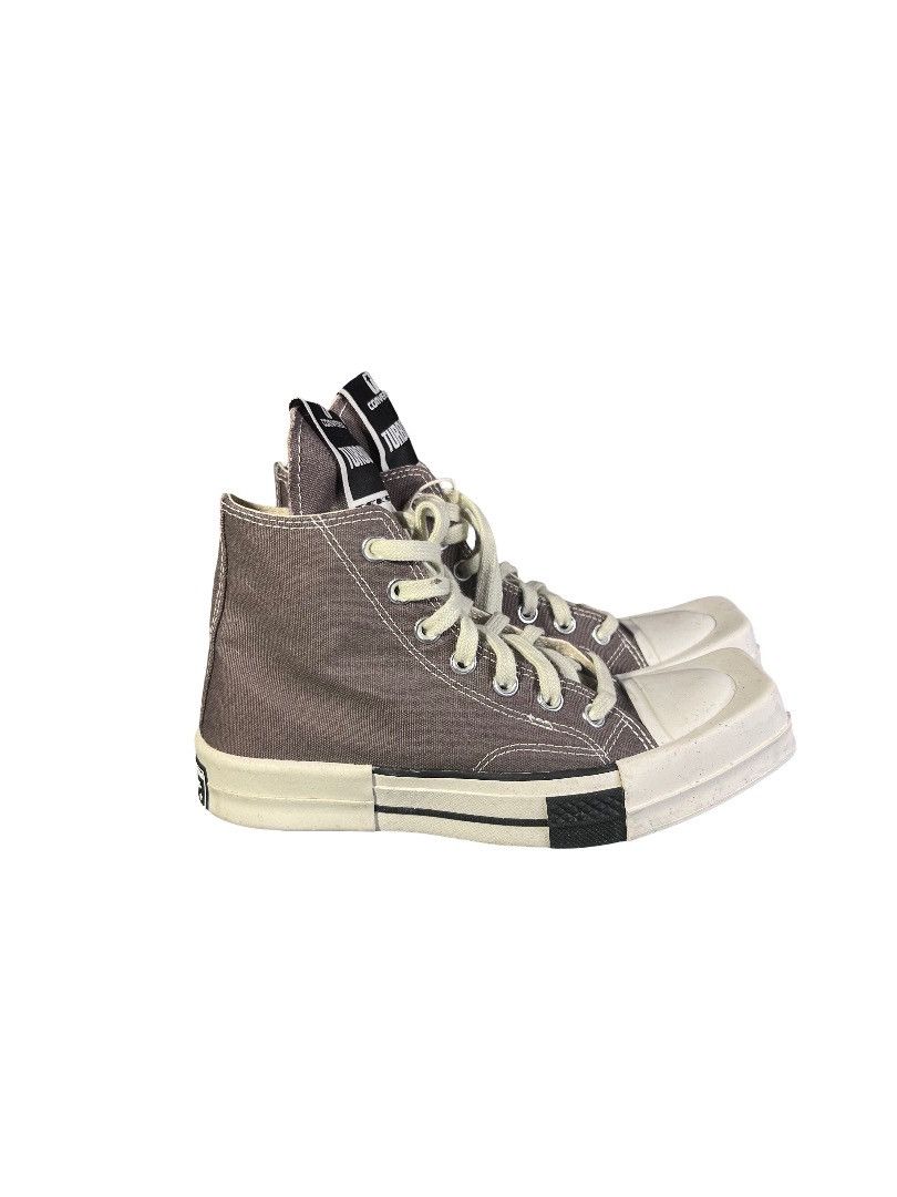 Rick Owens Converse × Rick Owens DRKSHDW TurboDRK High-Top Sneakers Size US 5.5 / IT 35.5 - 1 Thumbnail