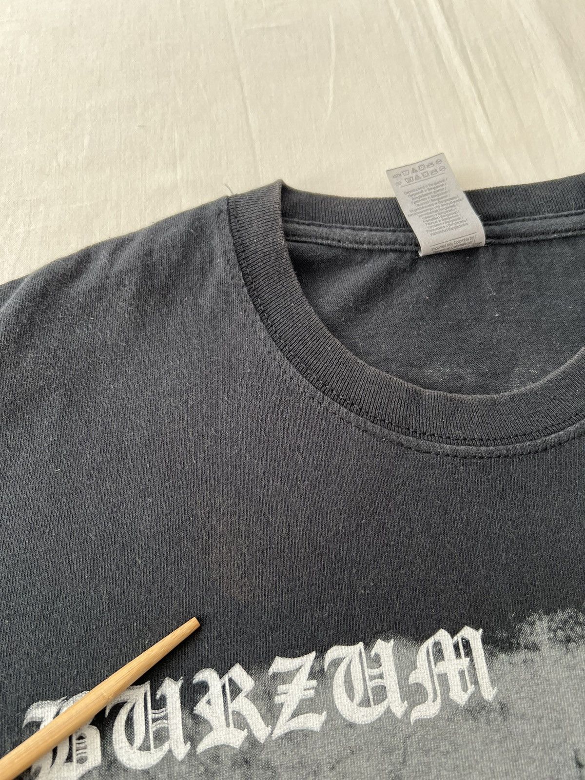 Band Tees Burzum Det Som Engang Var Black Metal Band Y2k Black T-shirt Size US M / EU 48-50 / 2 - 10 Thumbnail