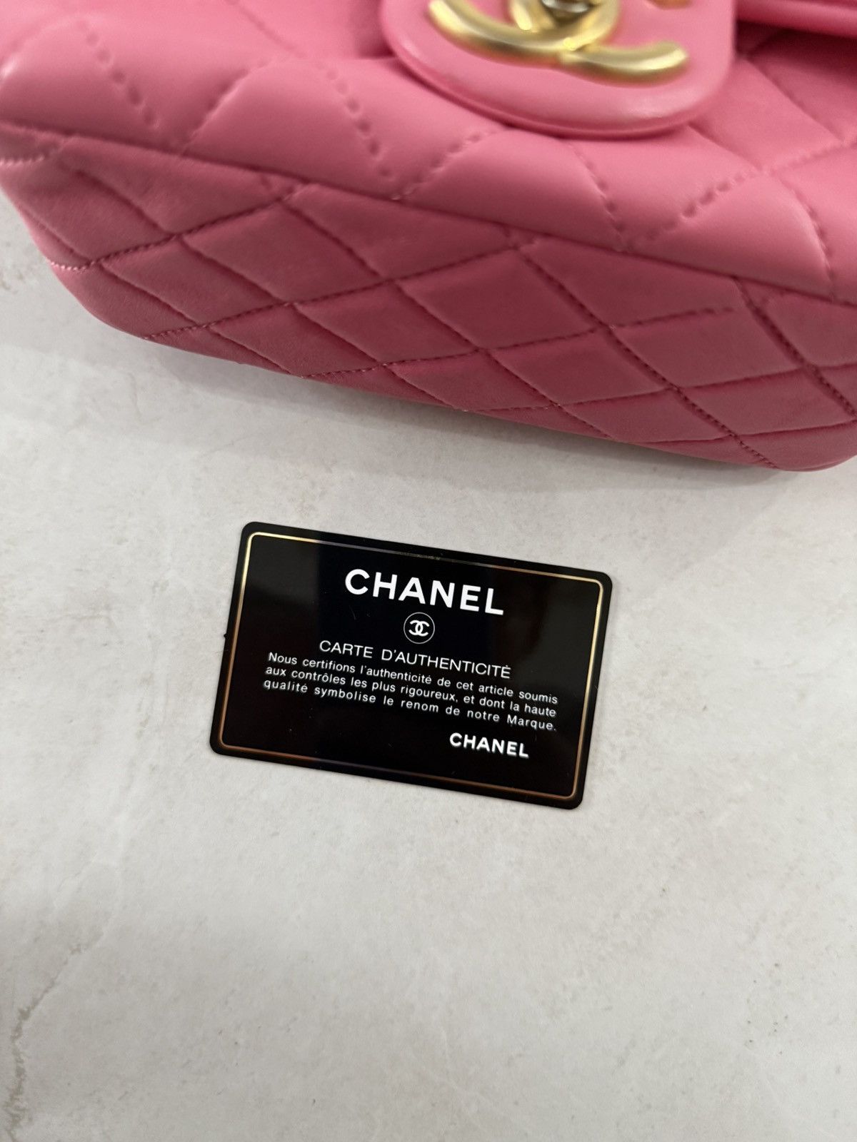 Chanel Chanel Pink Classic Flap CF Limited Edition Size ONE SIZE - 9 Thumbnail