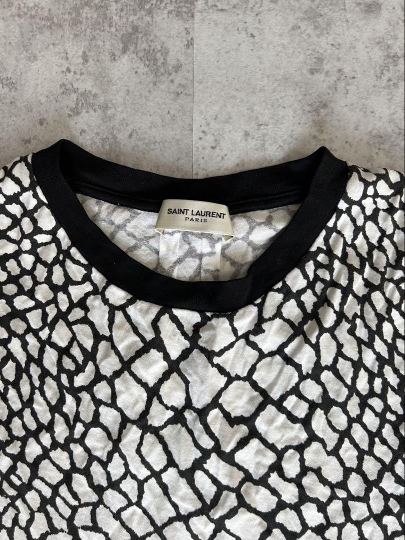 Saint Laurent Paris Saint Laurent Paris 2015 crocodile t-shirt Size US S / EU 44-46 / 1 - 2 Thumbnail