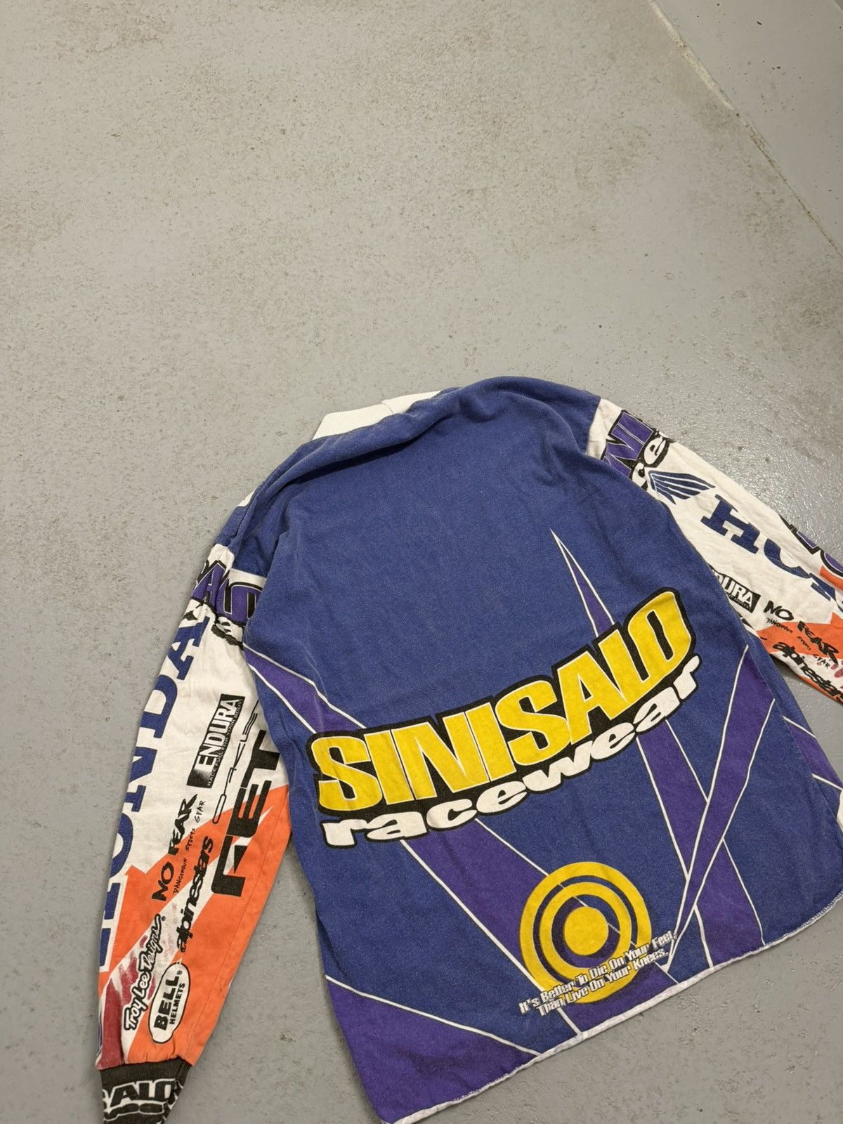 Honda Vintage 1994 Sinisalo Moto Worldwide Motocross Honda Tee Size US L / EU 52-54 / 3 - 14 Thumbnail