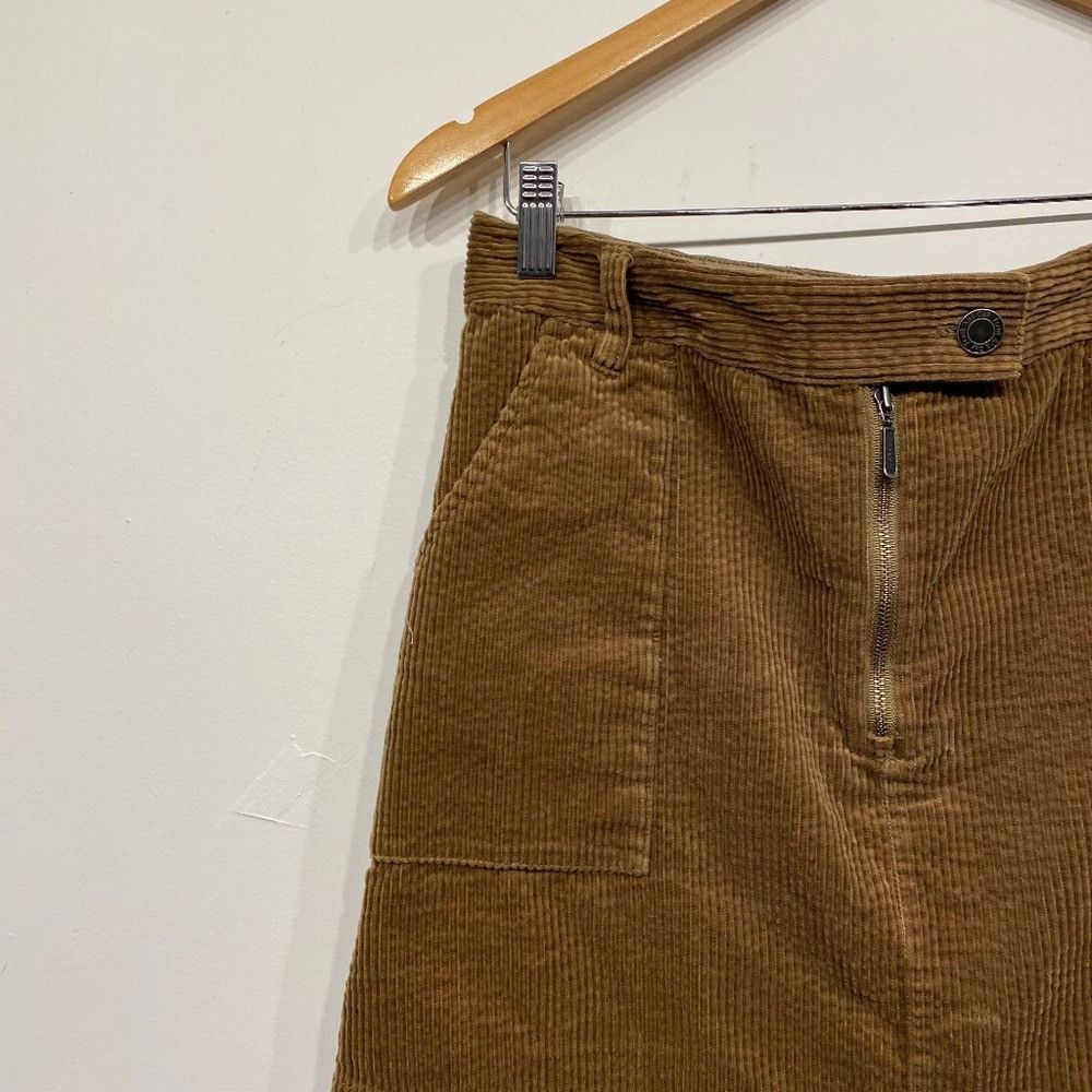 Frank & Oak Frank and Oak Corduroy Mini Skirt in Amber Brown Size 28" / US 6 / IT 42 - 2 Thumbnail