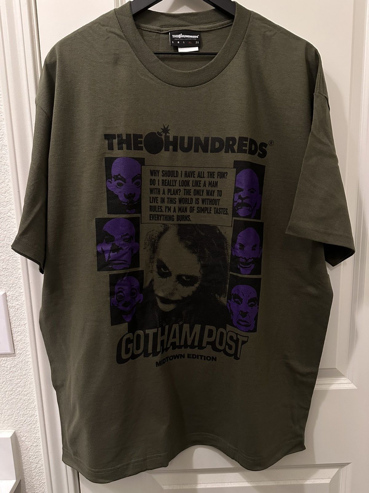 The Hundreds The Hundreds x DC The Dark Knight Joker Tee Size US XL / EU 56 / 4 - 1 Thumbnail