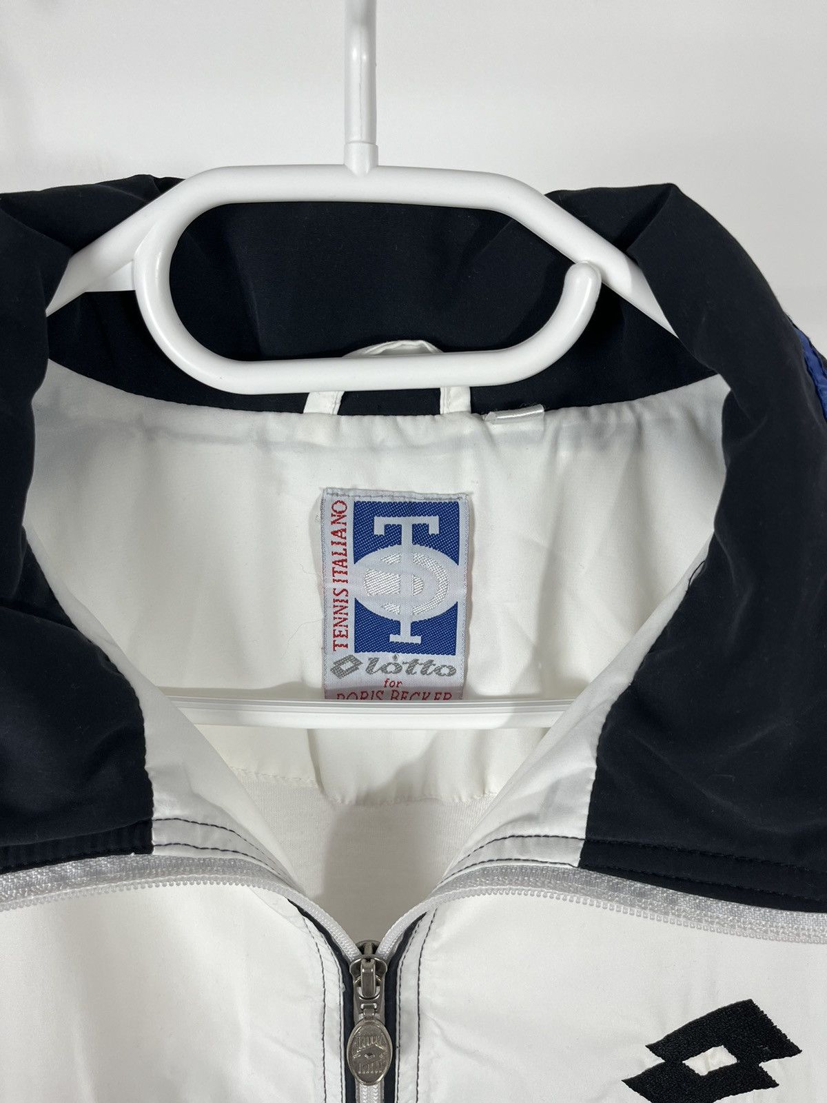 Lotto Sport × Vintage 90s Lotto Boris Becker tennis track jacket Size US L / EU 52-54 / 3 - 4 Thumbnail