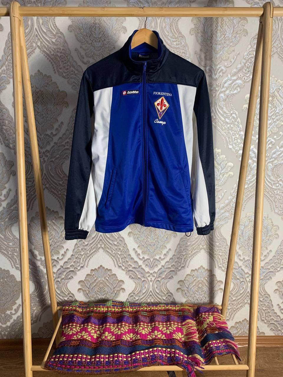 Lotto Sport VINTAGE LOTTO FC FIORENTINA ITALY SOCCER JERSEY RETRO Y2K Size US S / EU 44-46 / 1 - 1 Thumbnail