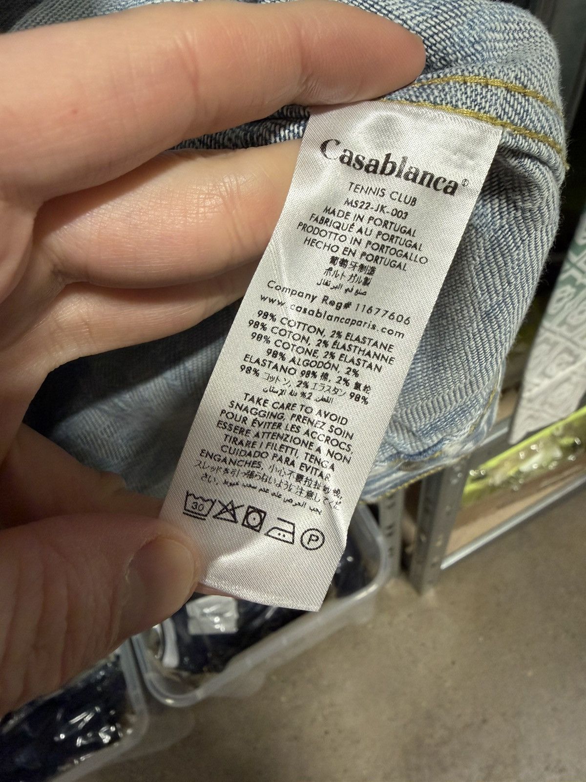 Casablanca Casablanca Monogram Denim Jacket NEW 1400$ Size US S / EU 44-46 / 1 - 6 Thumbnail