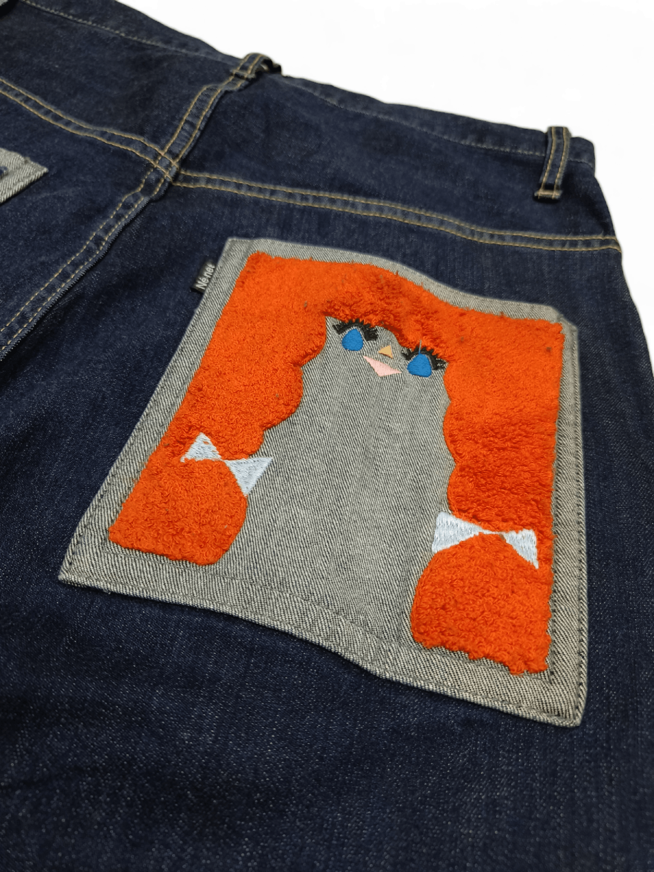 Issey Miyake Vintage Y2K Ne-net by Issey Miyake Avant-Garde Denim Jeans Size US 32 / EU 48 - 4 Thumbnail