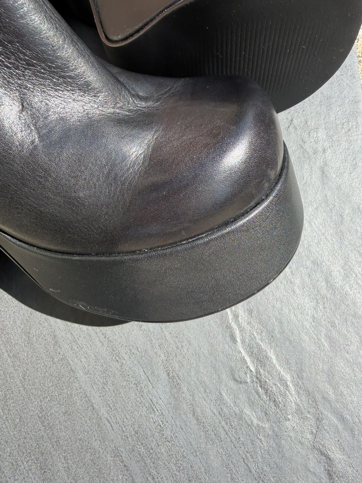 Steve Madden STEVE MADDEN |NO BOX| Siren Platform Leather Boots SCRATCHES Size US 8 / IT 38 - 7 Thumbnail