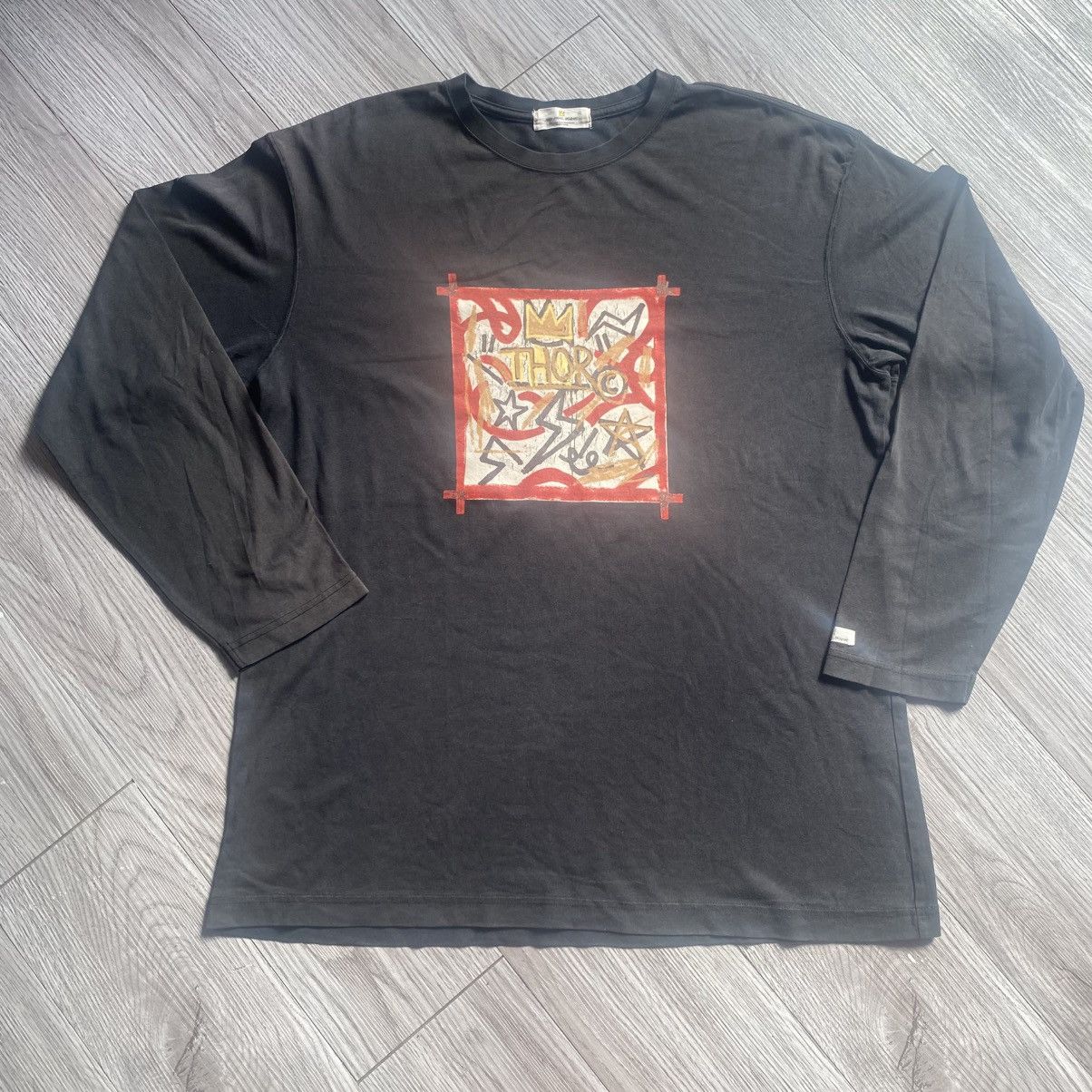 Vtg 90' Jeans Michel Basquat Thor Art Haring warhol